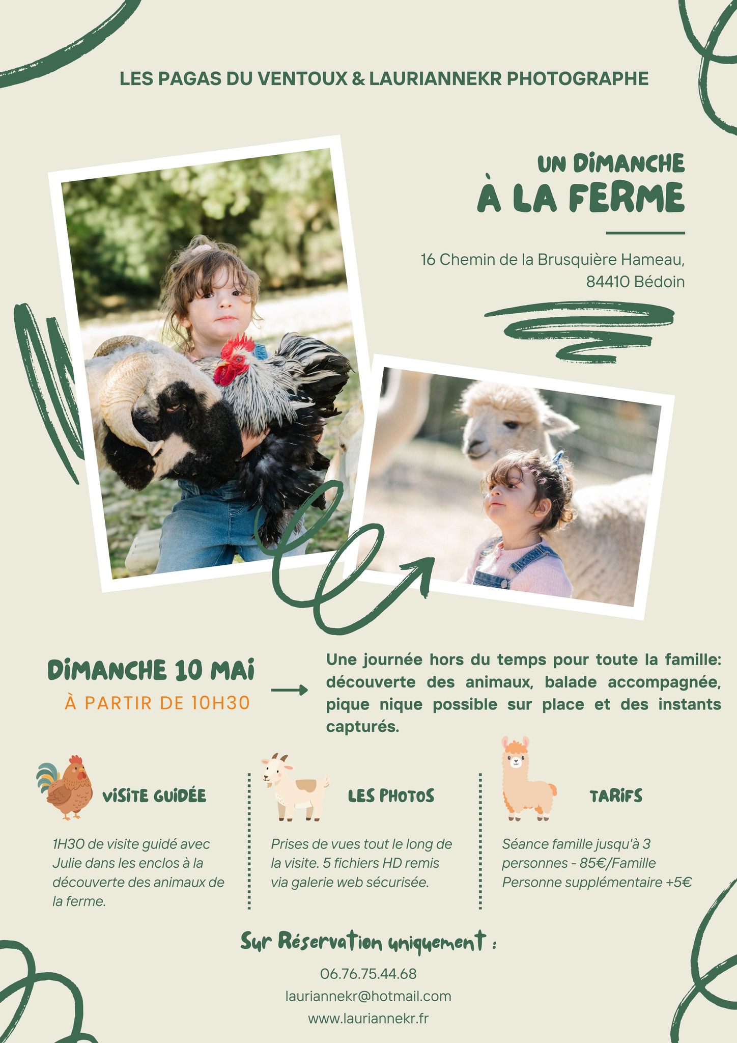 Un Dimanche � la ferme - Visite et photos
