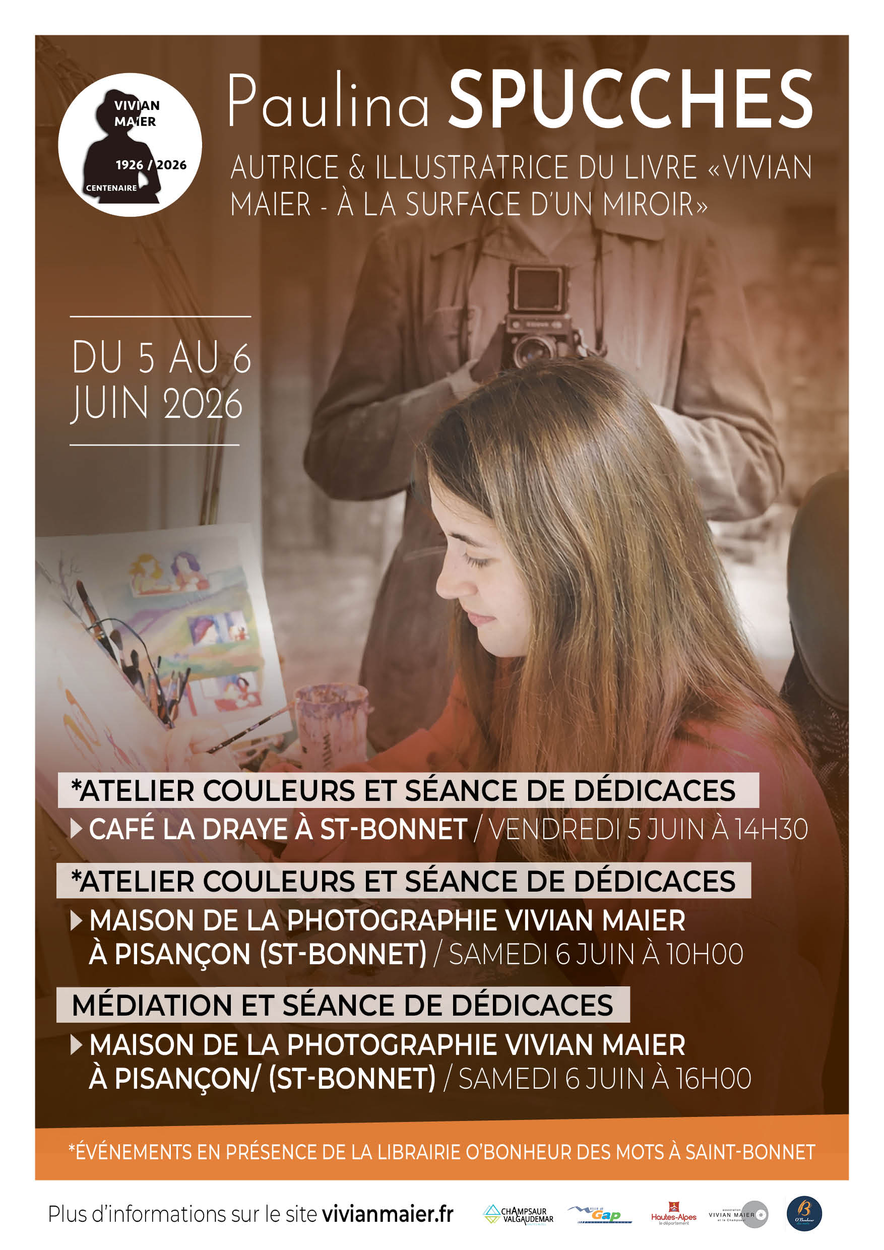 Atelier couleurs et s�ances de d�dicace avec Paulina SPUCCHES