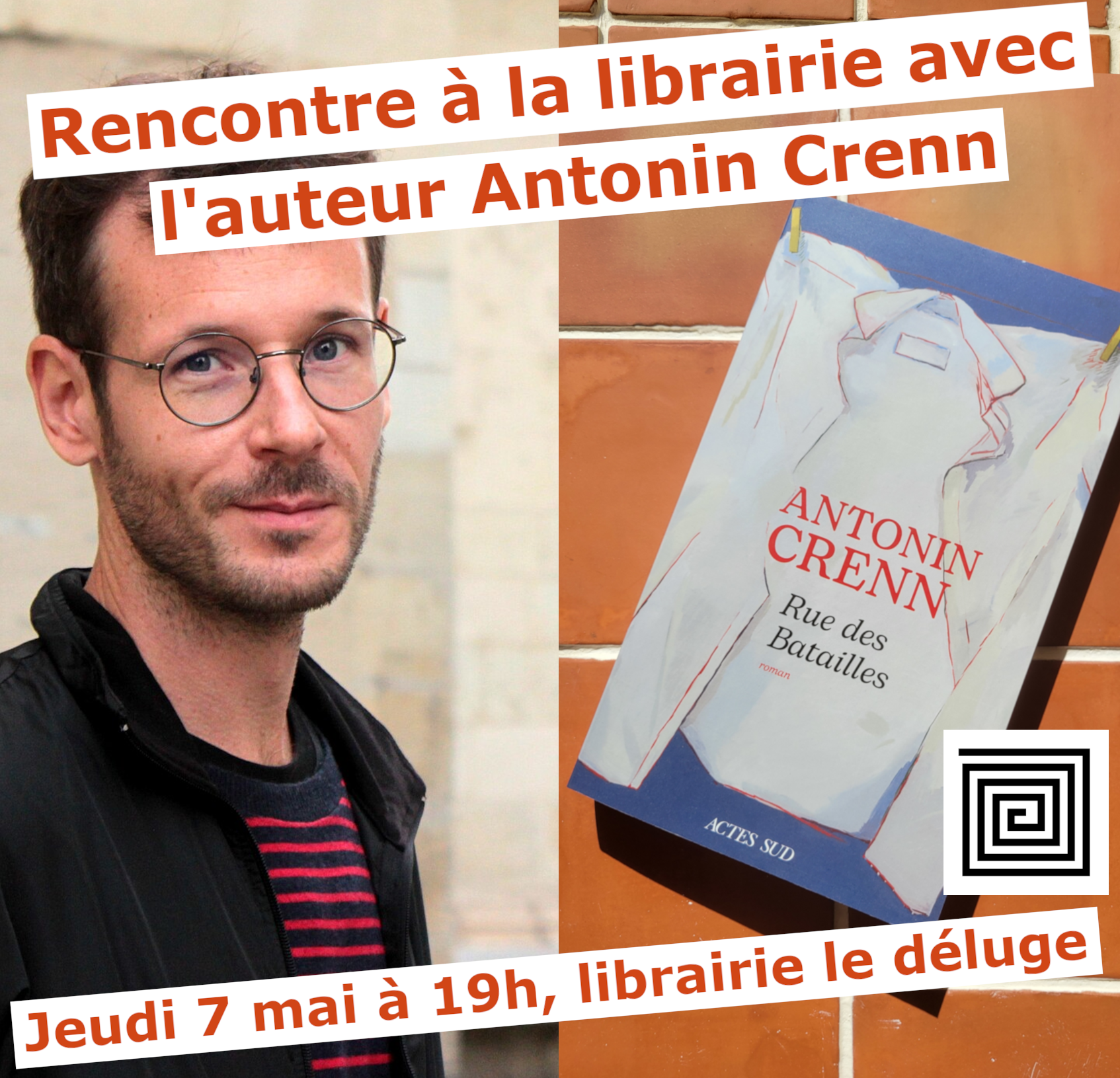 Rencontre � la librairie avec l'auteur Antonin Crenn