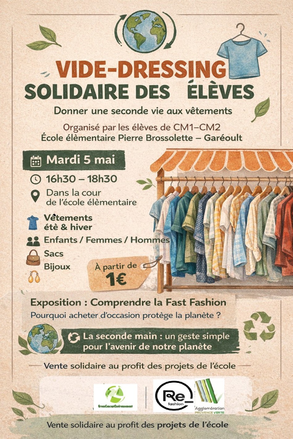 Vide-dressing solidaire des �l�ves