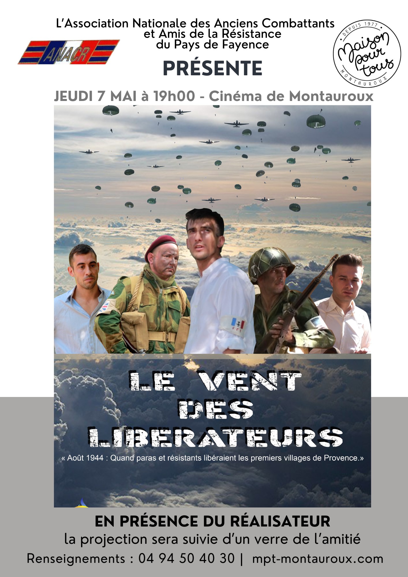 Projection documentaire Le vent des lib�rateurs
