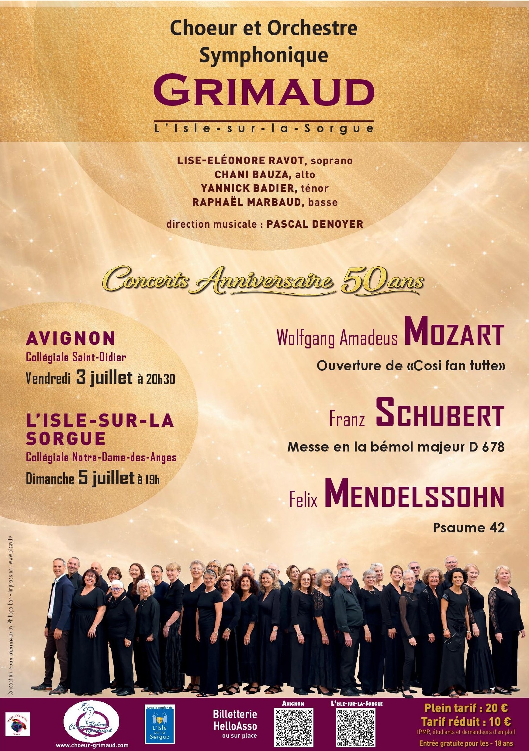 Les 50 ans du Ch�ur et Orchestre Symphonique Grimaud