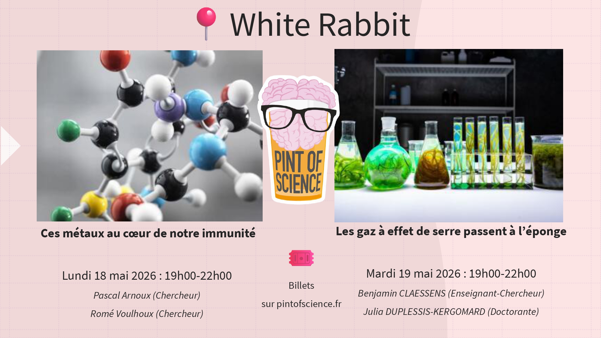Les gaz � effet de serre passent � l��ponge - Pint of Science 2026