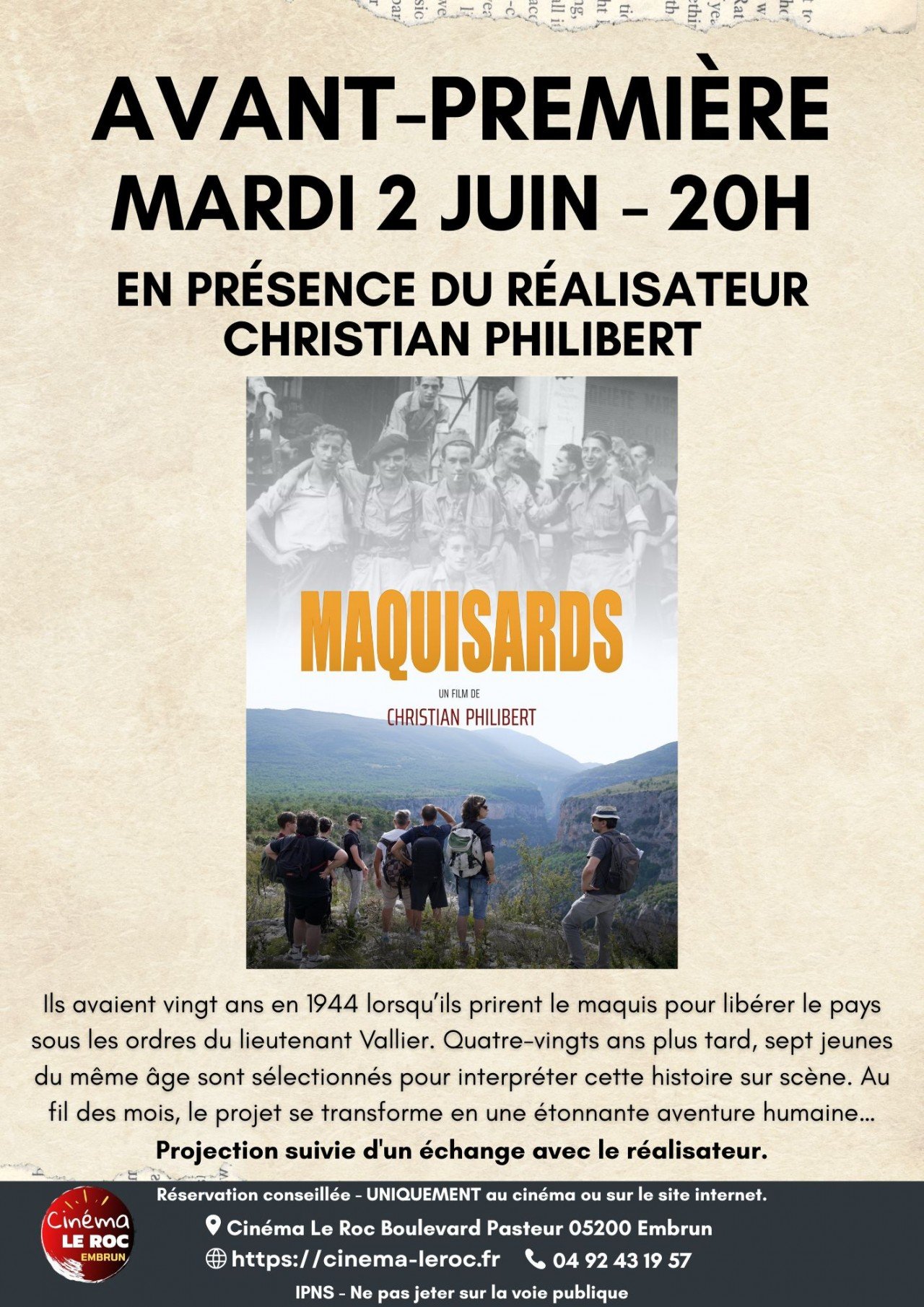 Avant-premi�re Maquisards