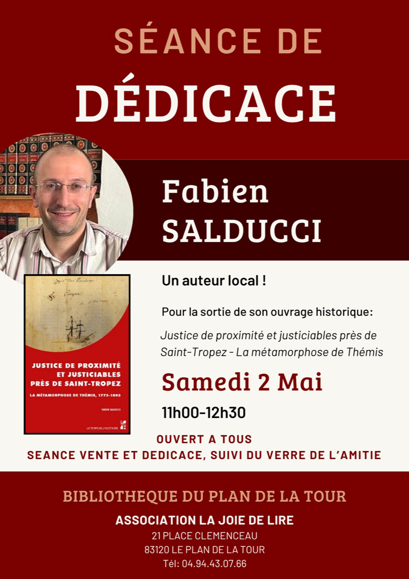 S�ance de D�dicace - Fabien Salducci