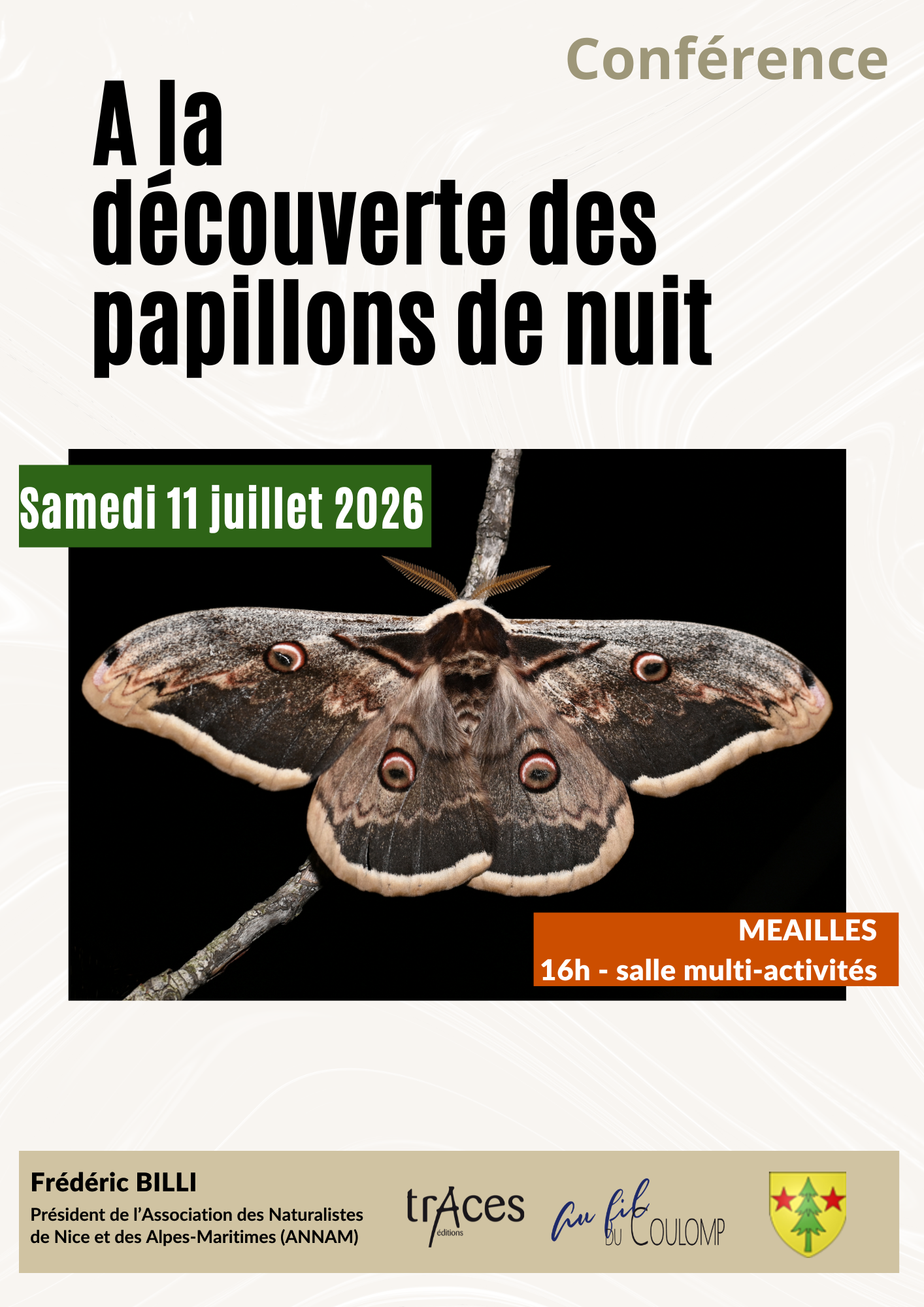 Conf�rence - A la d�couverte des papillons de nuit