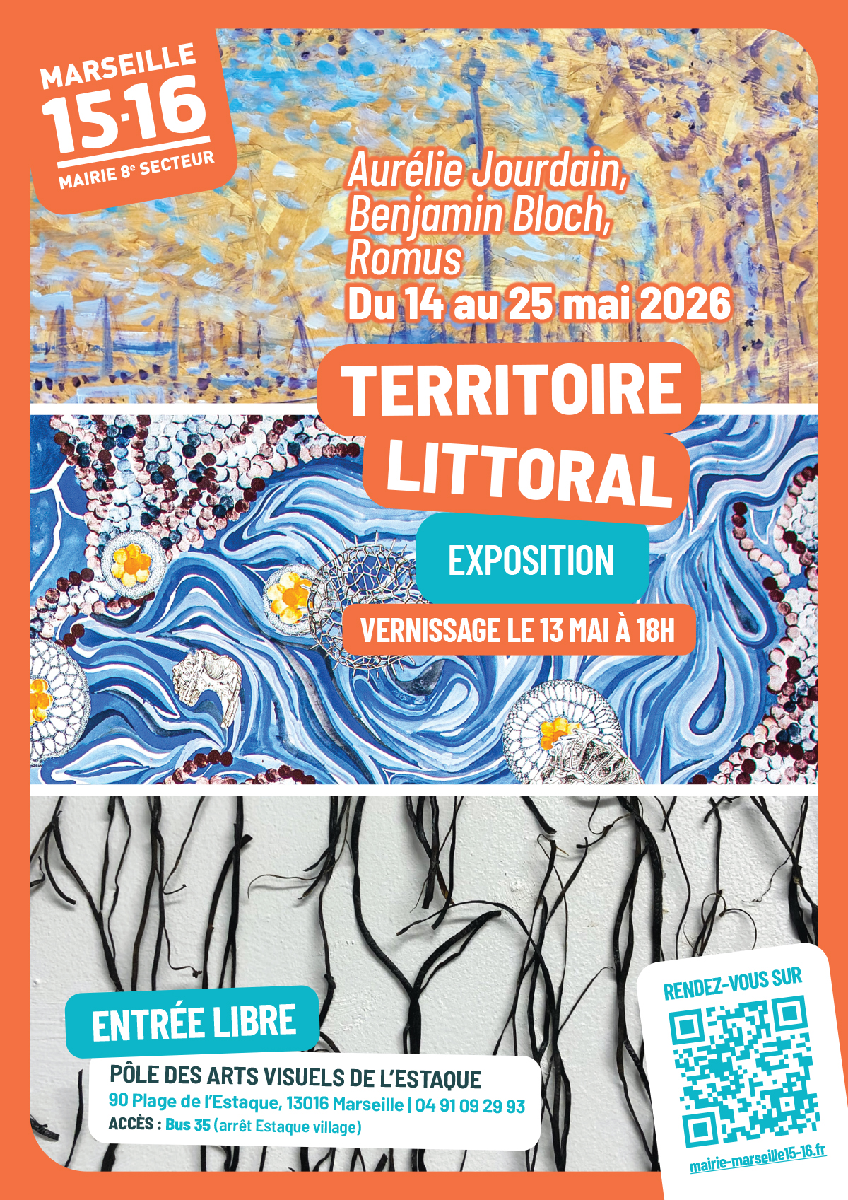 Exposition Art Contemporain Territoire - Littoral Aur�lie Jourdain, Benjamin Bloch, Romus