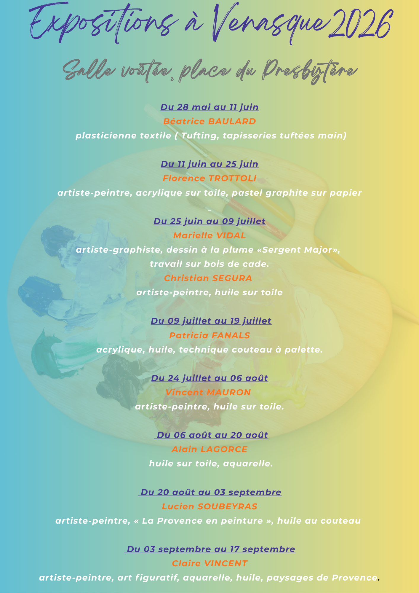 Exposition : Marielle Vidal et Christian Segura