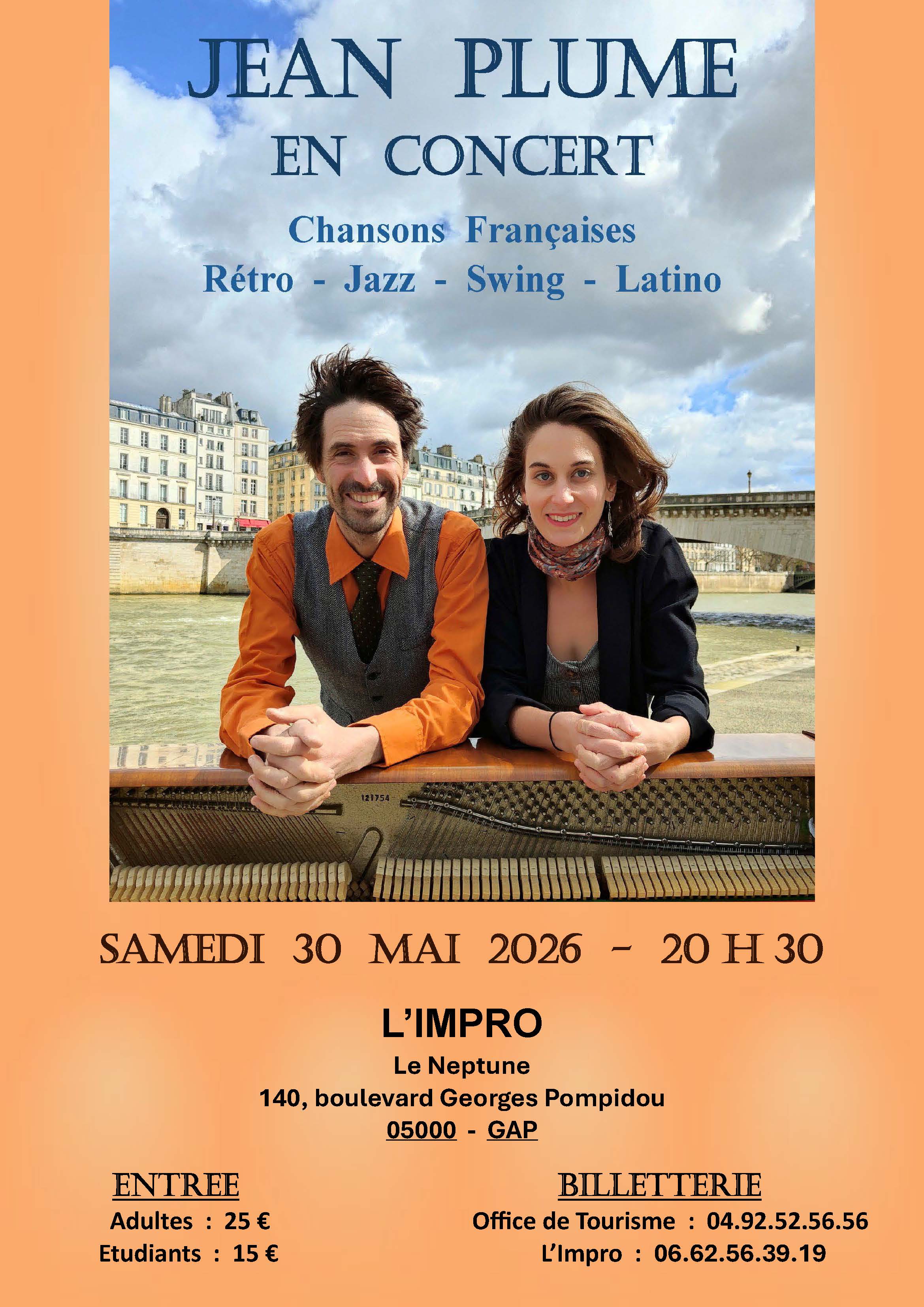 Jean Plume  Chanson Fran�aise , Swing, R�tro, Latino