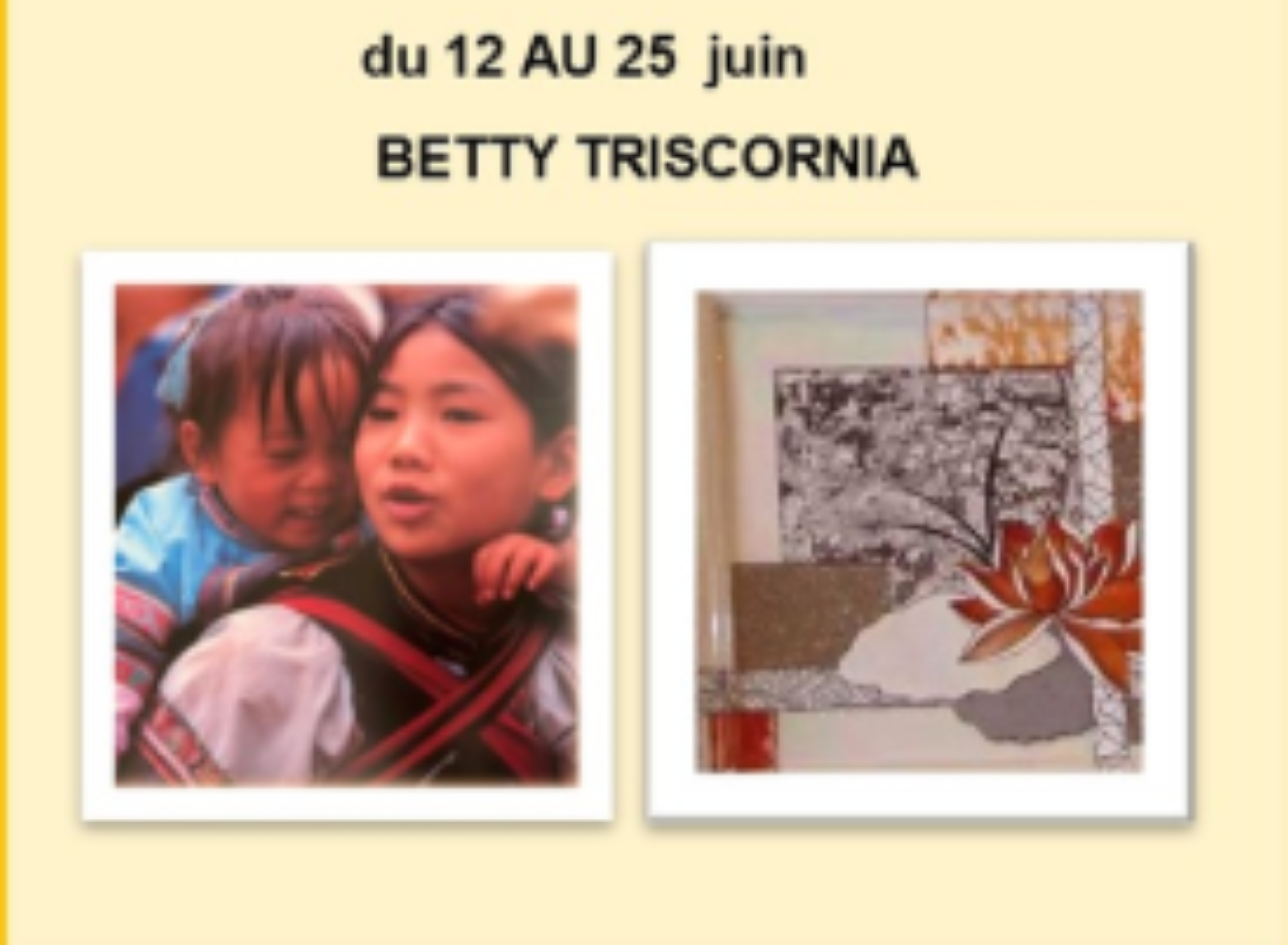 Exposition Betty TRISCORNIA
