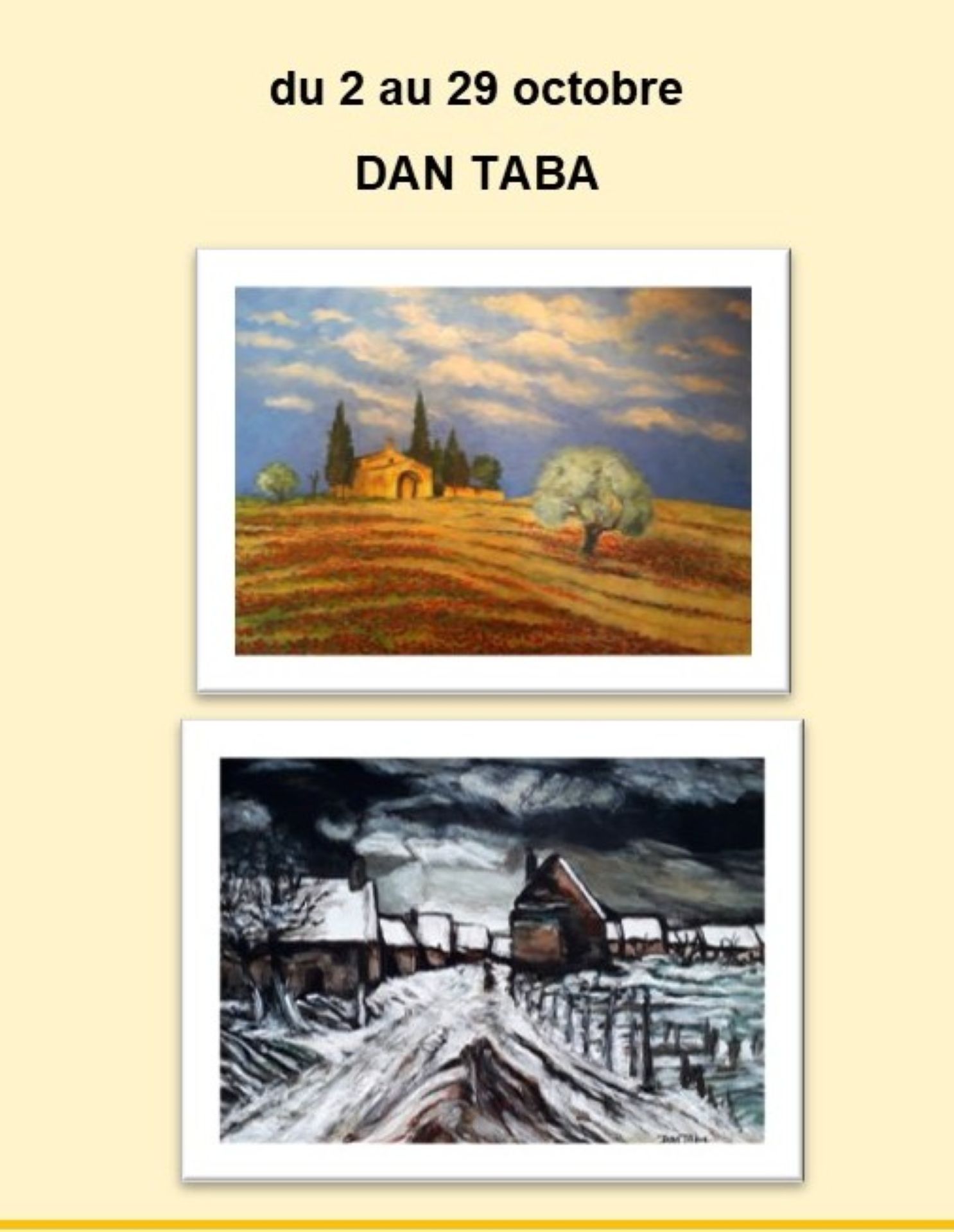 Exposition DAN TABA