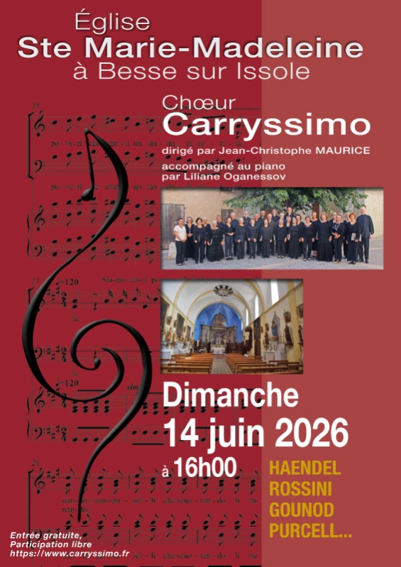 Concert � l'�glise Sainte-Marie-Madeleine