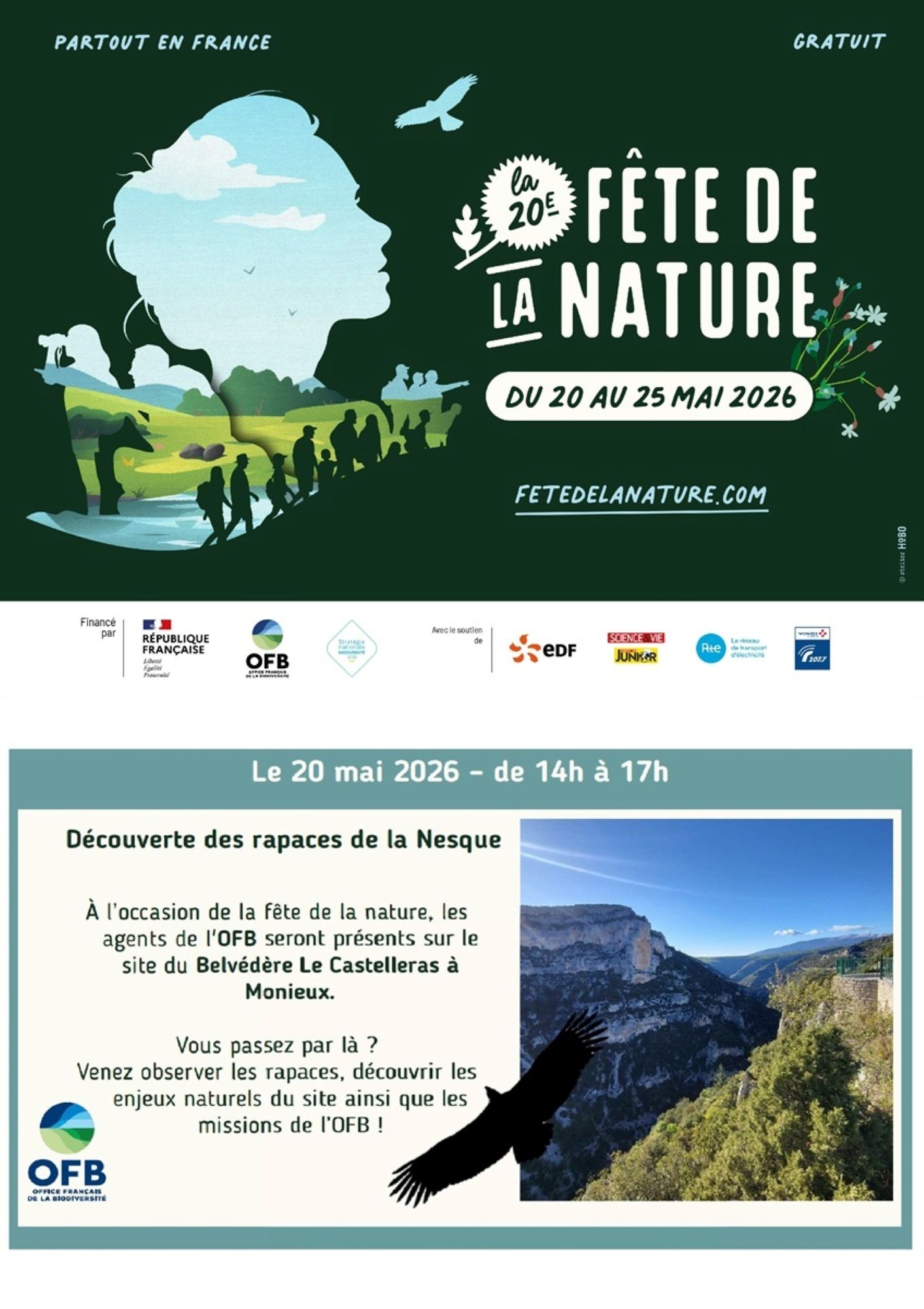 F�te de la nature : D�couverte des rapaces de la Nesque