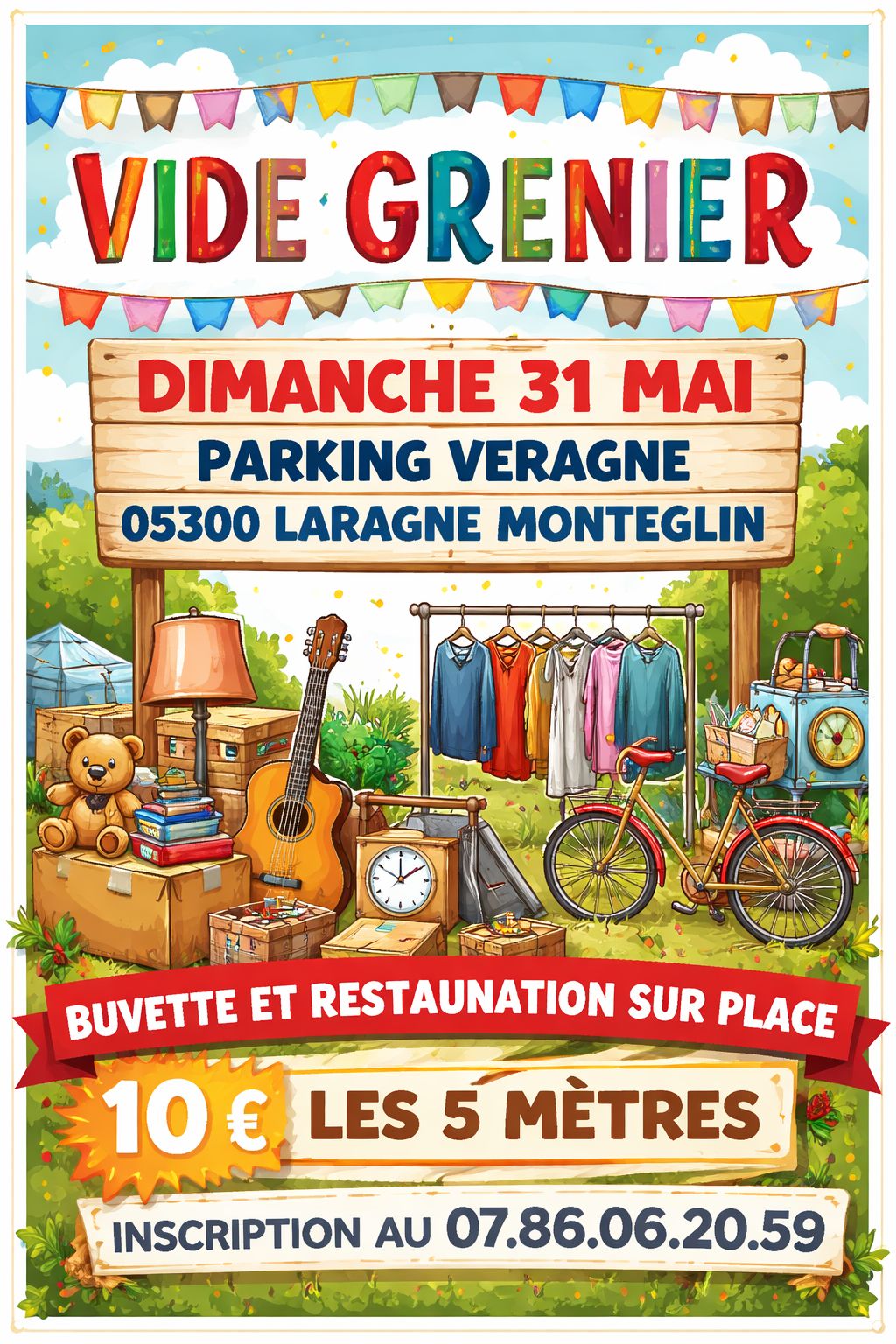 Vide greniers de la Team Hautes-Alpes