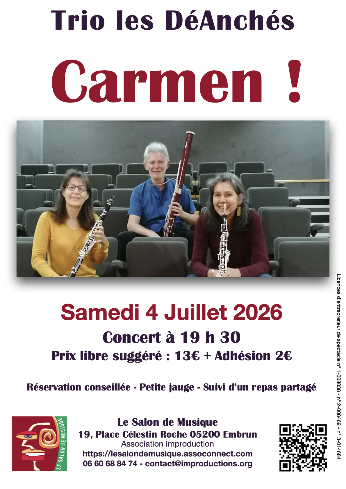 Carmen ! Par le trio les D�Anch�s