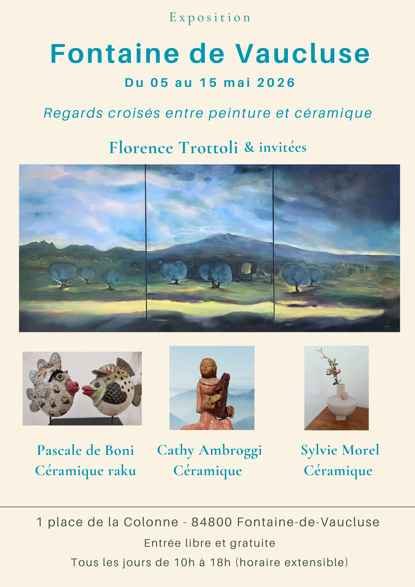 Regards crois�s entre peinture et c�ramique