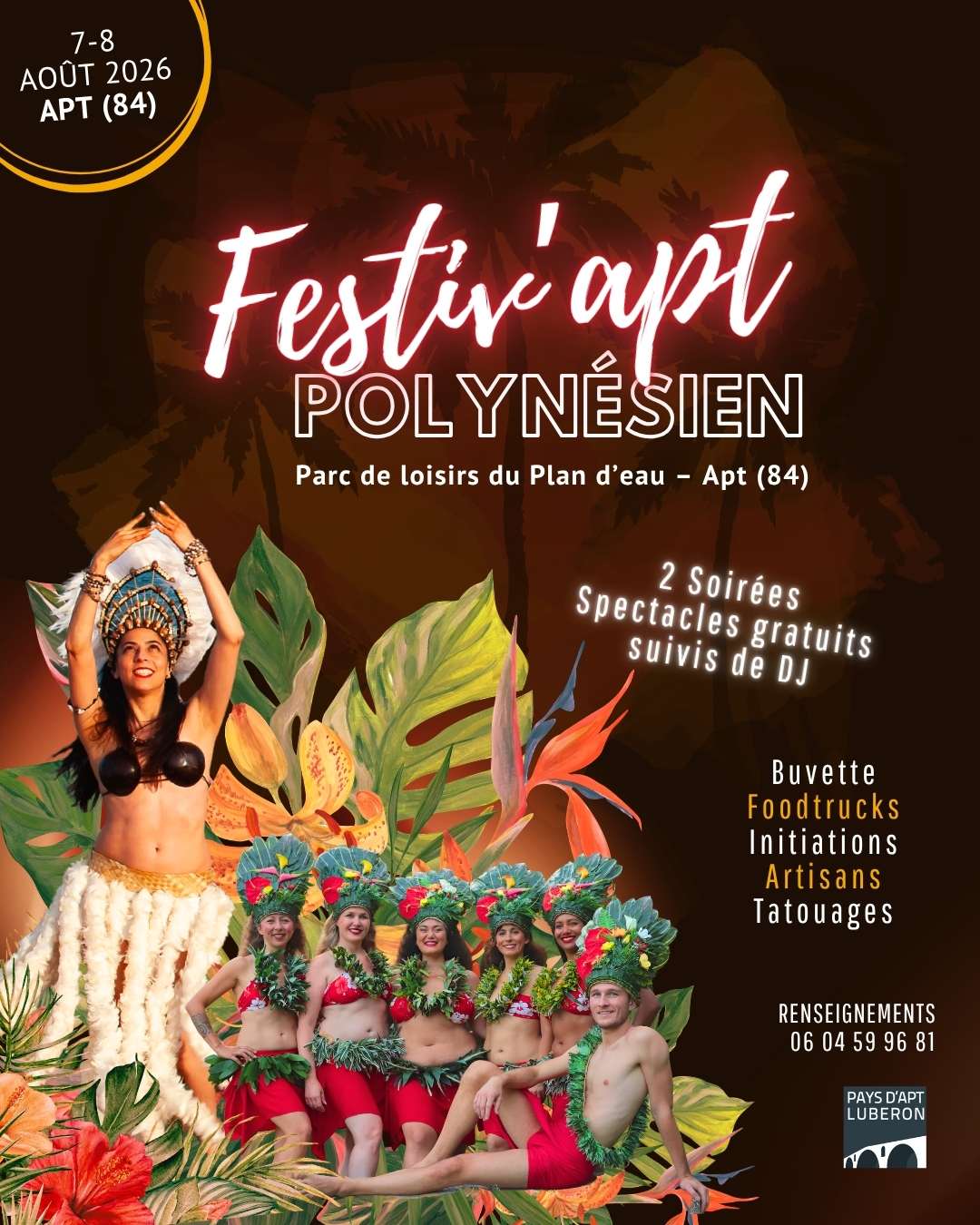 Festiv'Apt Polyn�sien 2eme �dition au Plan d'Eau d'APT