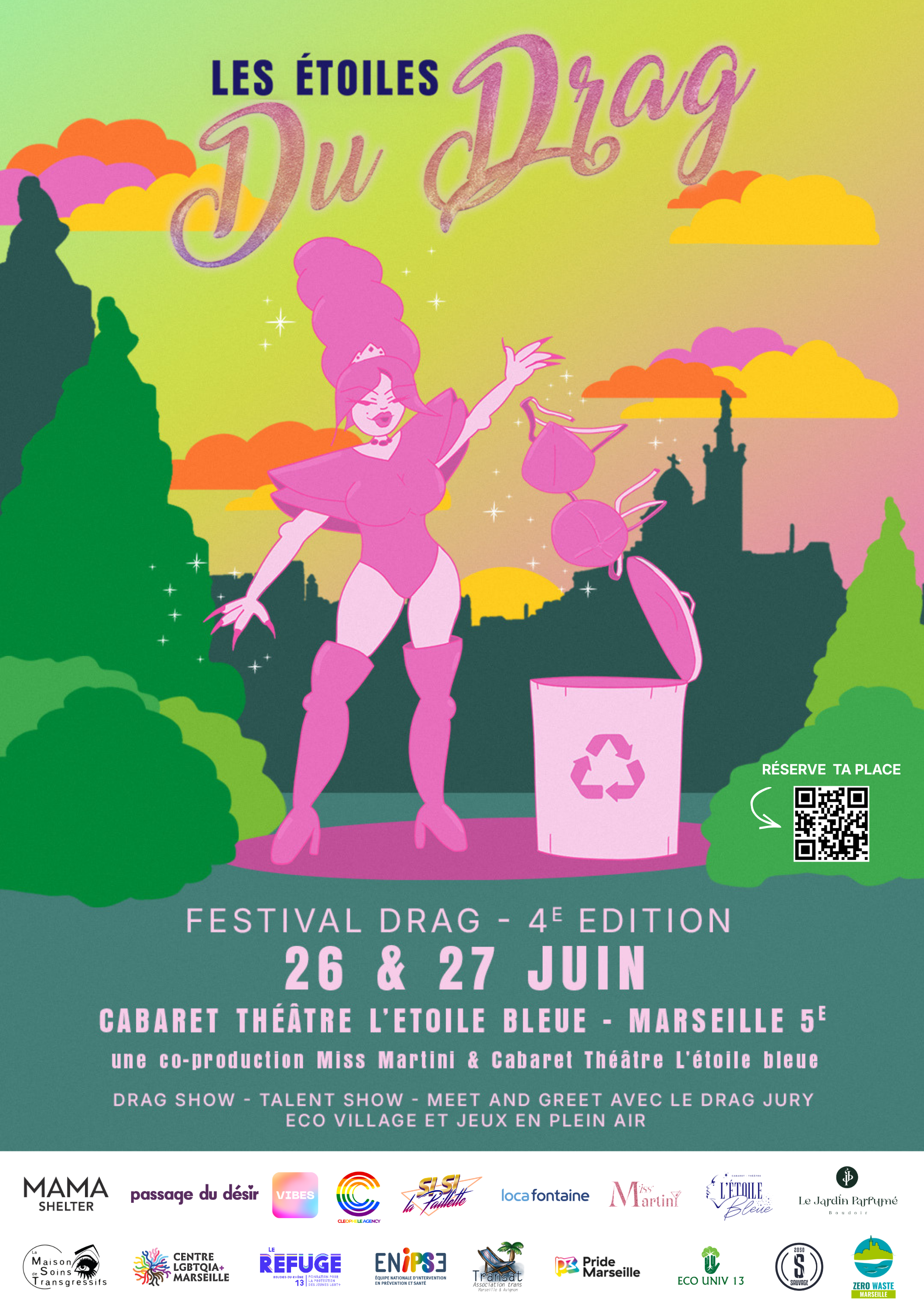 Les �toiles du Drag 2026 : Le festival queer & �co-responsable � Marseille