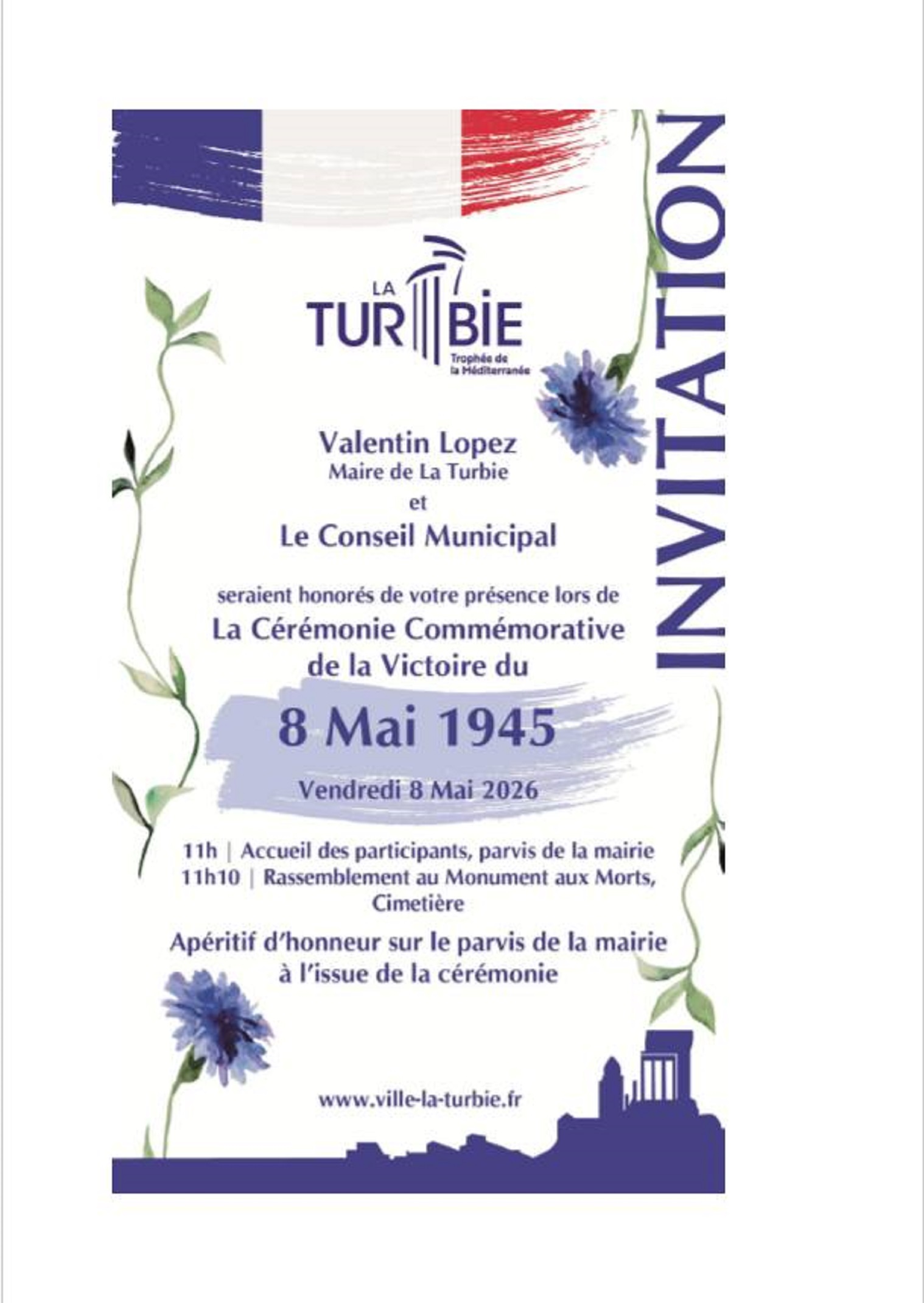 C�r�monie comm�morative de la Victoire du 8 mai 1945