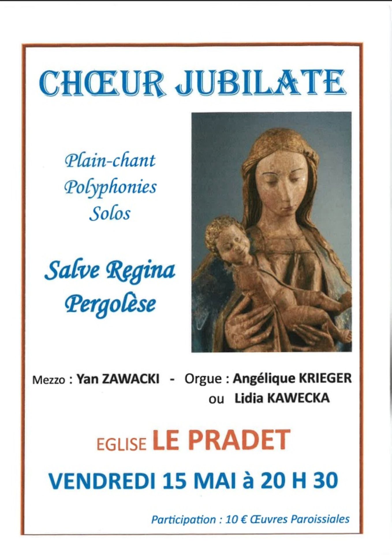 Concert - Choeur Jubilate