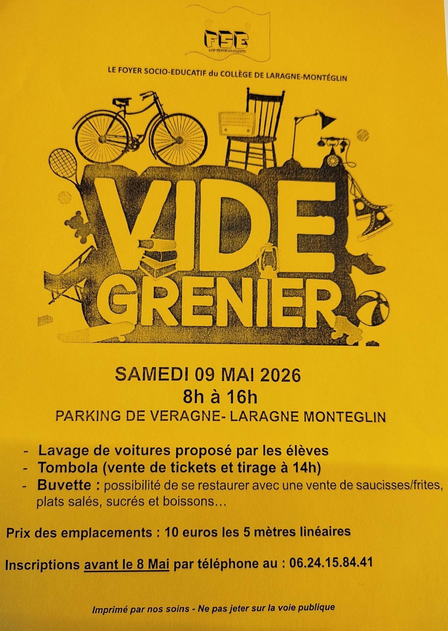 Vide greniers du FSE du Coll�ge