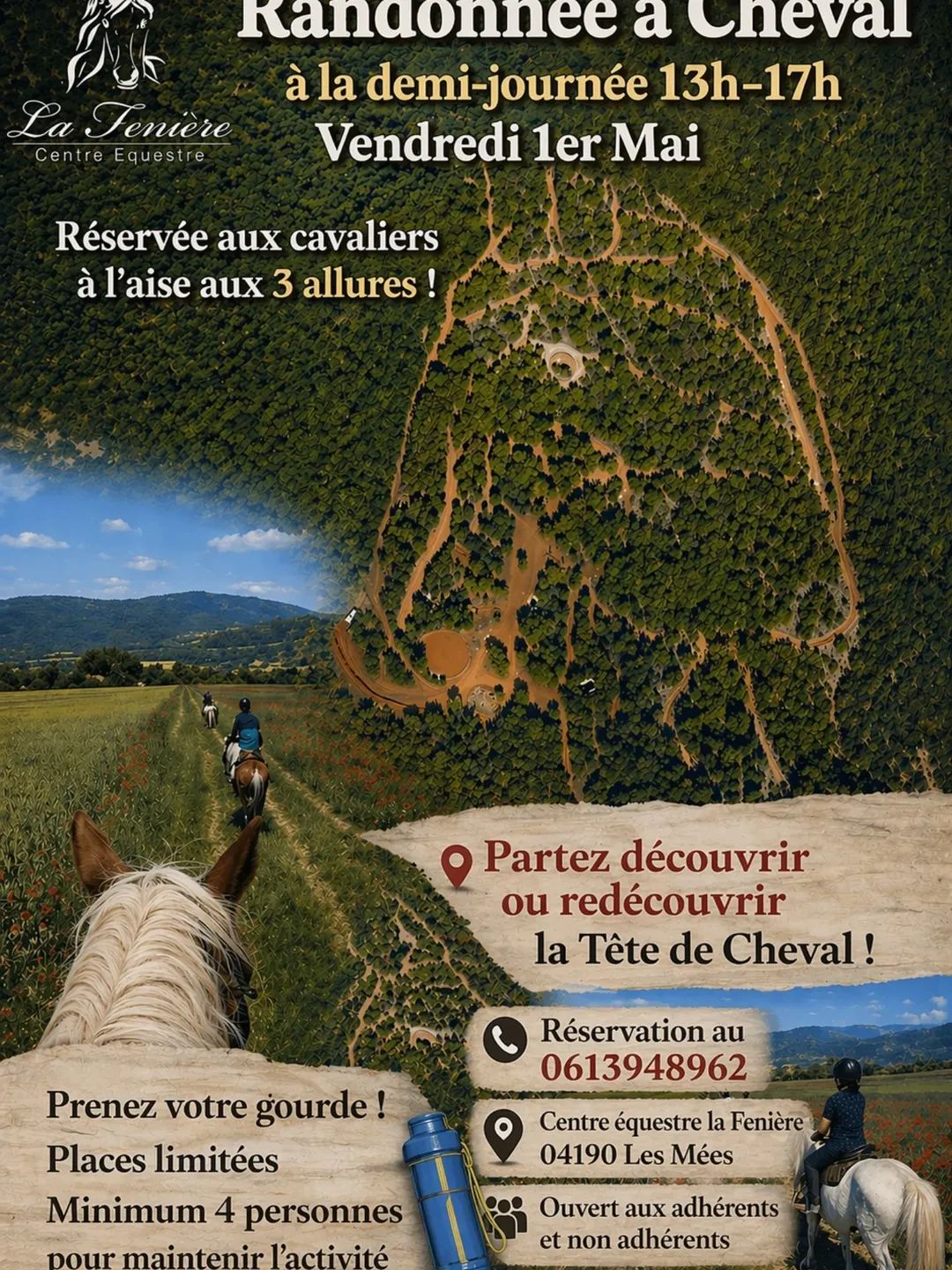 Randonn�e � cheval La feni�re