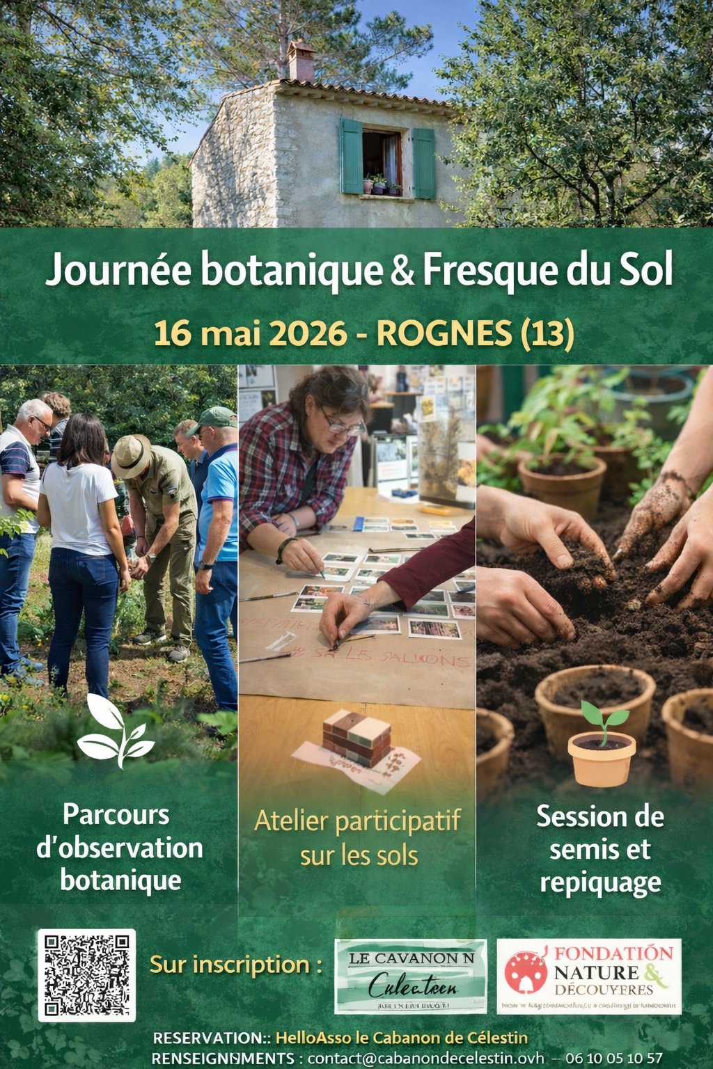 Fresque du sol et Botanique : une journ�e pour comprendre� et agir !