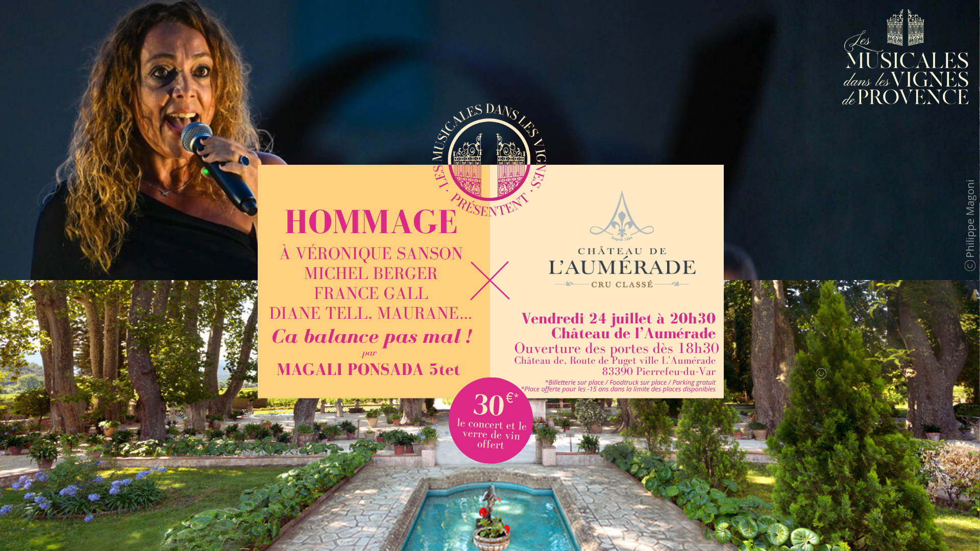 Les Musicales dans les vignes - Concert,  Ca balance pas mal au Ch�teau de l'Aum�rade