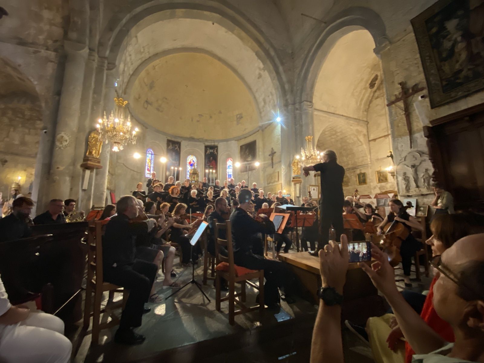 Concert du Ch�ur  d�partemental des Alpes de Haute  Provence et l�orchestre OPUS