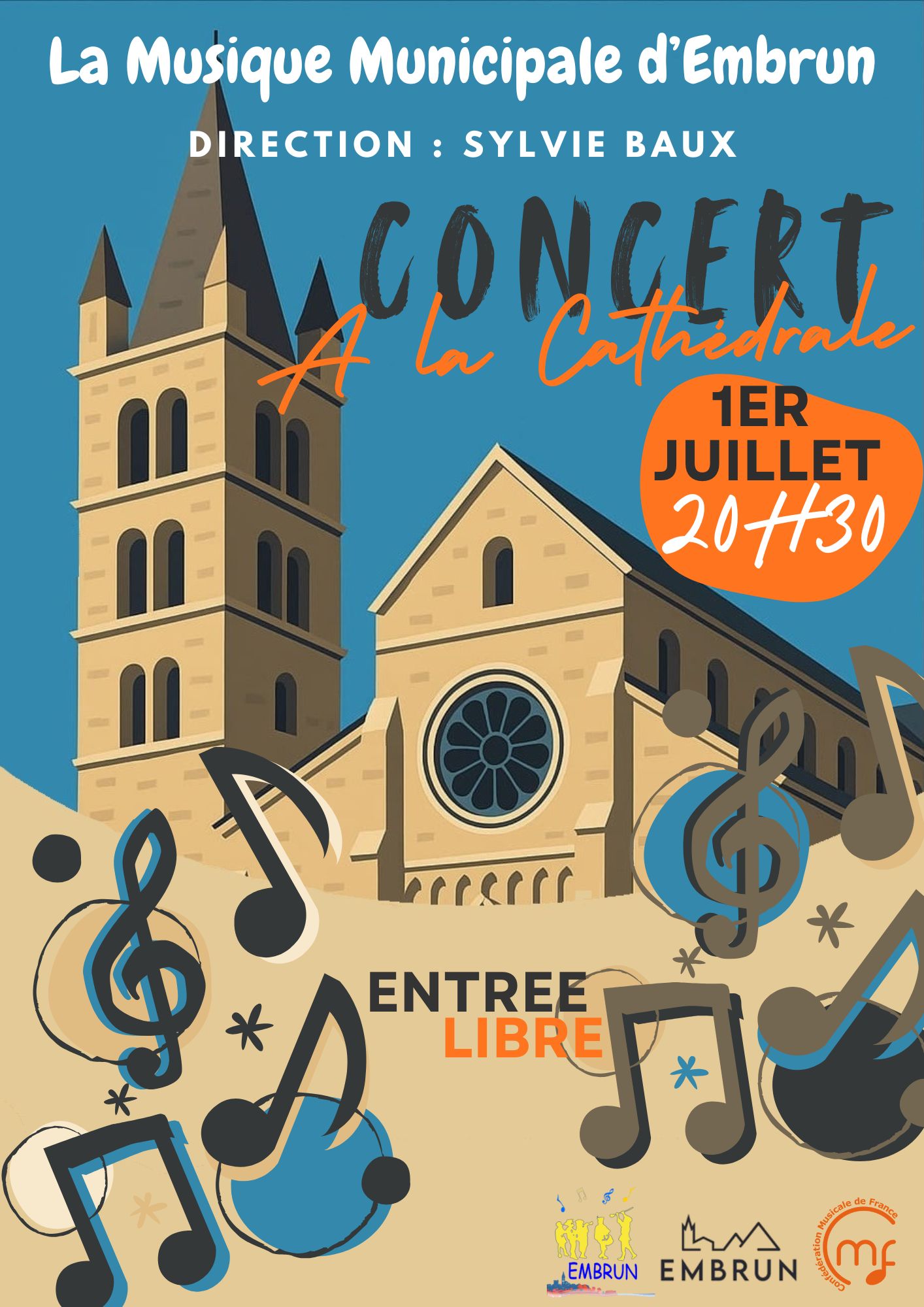 Concert de la musique municipale d'Embrun