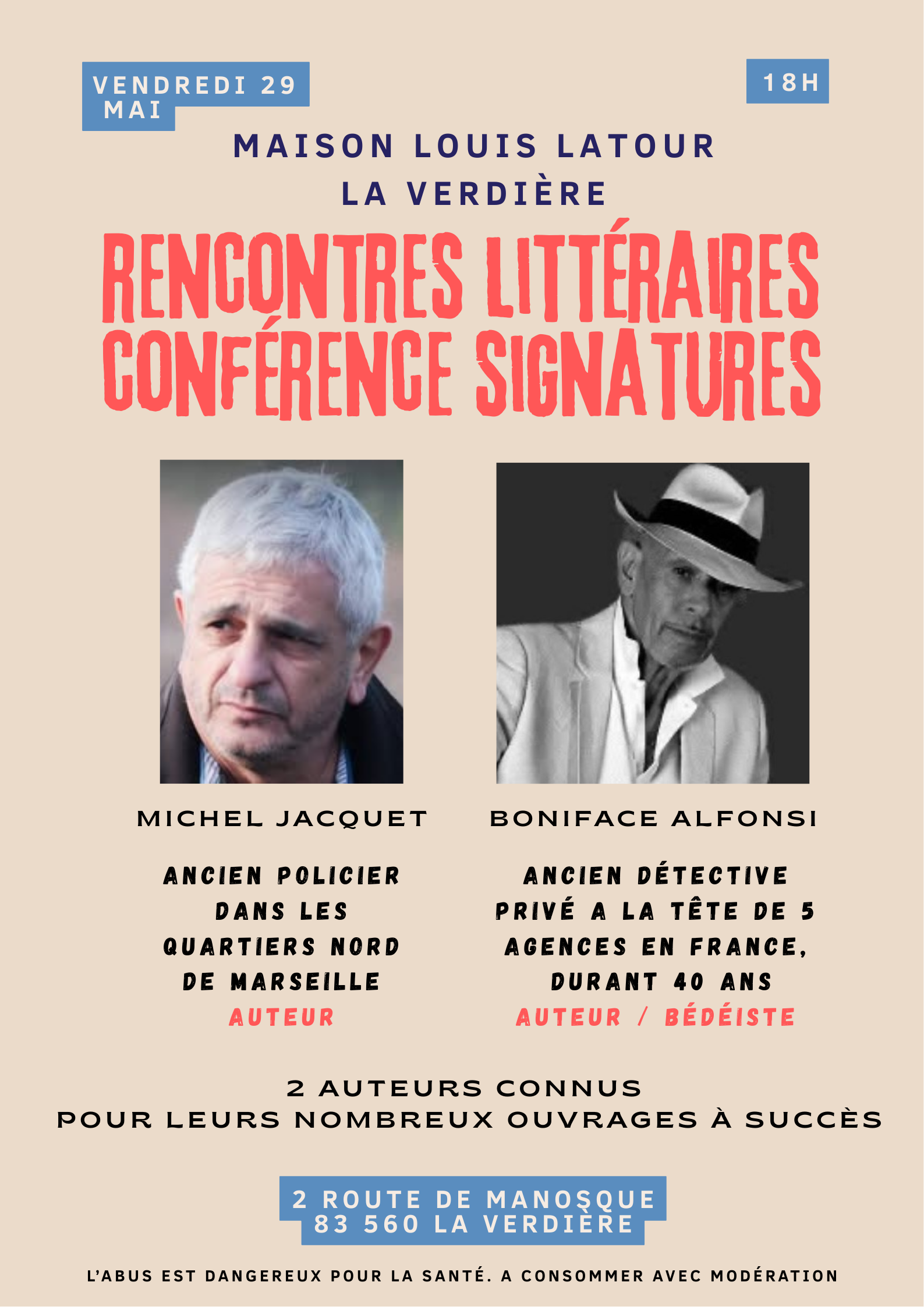 Rencontres litt�raires et conf�rence signatures