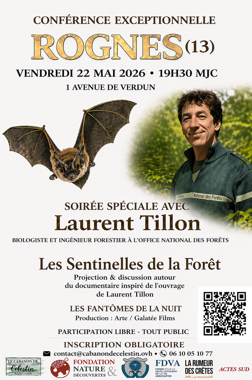 Conf�rence par Laurent Tillon, chiropt�rologue, film  