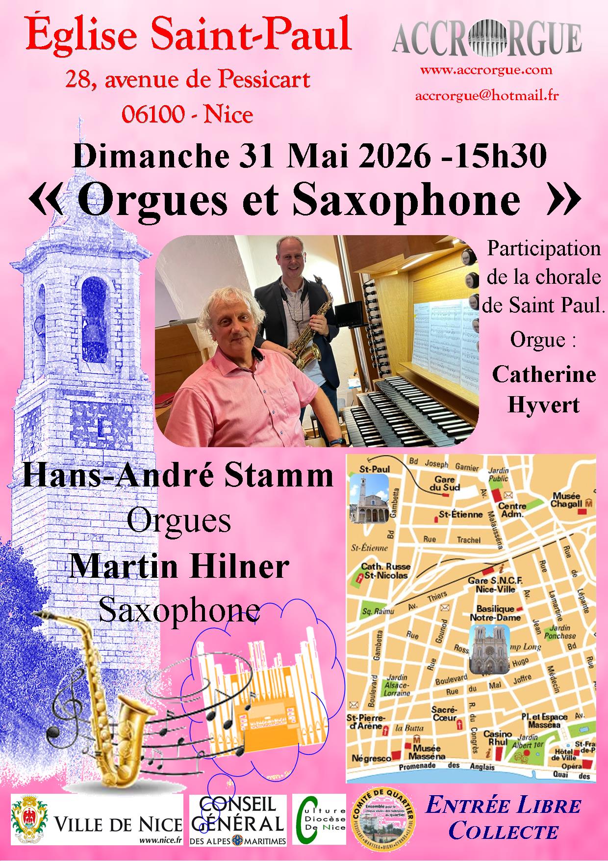 Orgues et Saxophone - Accrorgue