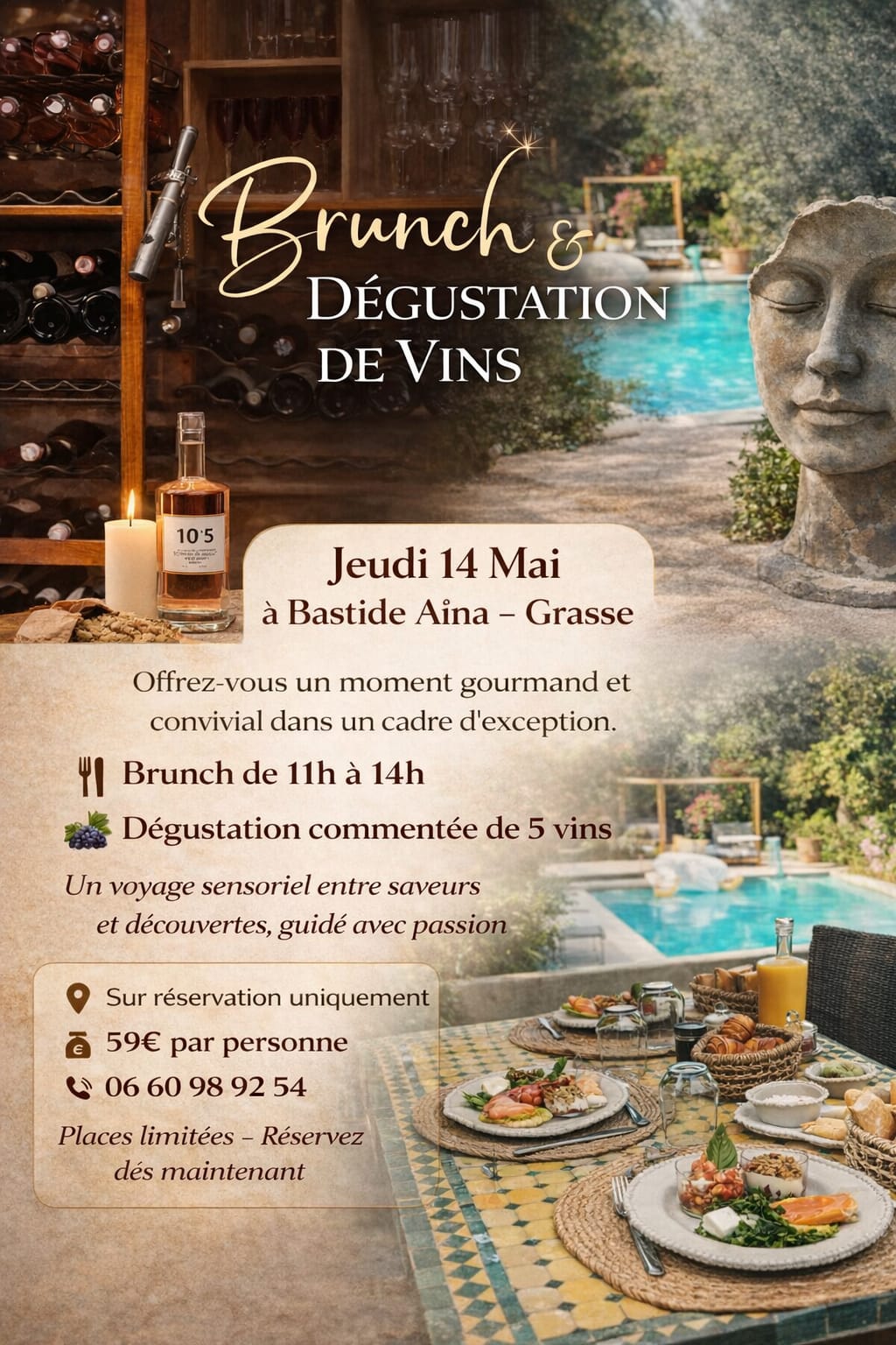 Brunch et d�gustation de vins