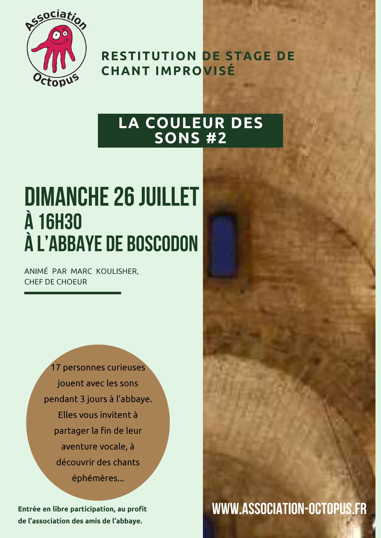 Restitution publique de fin de stage de chant 