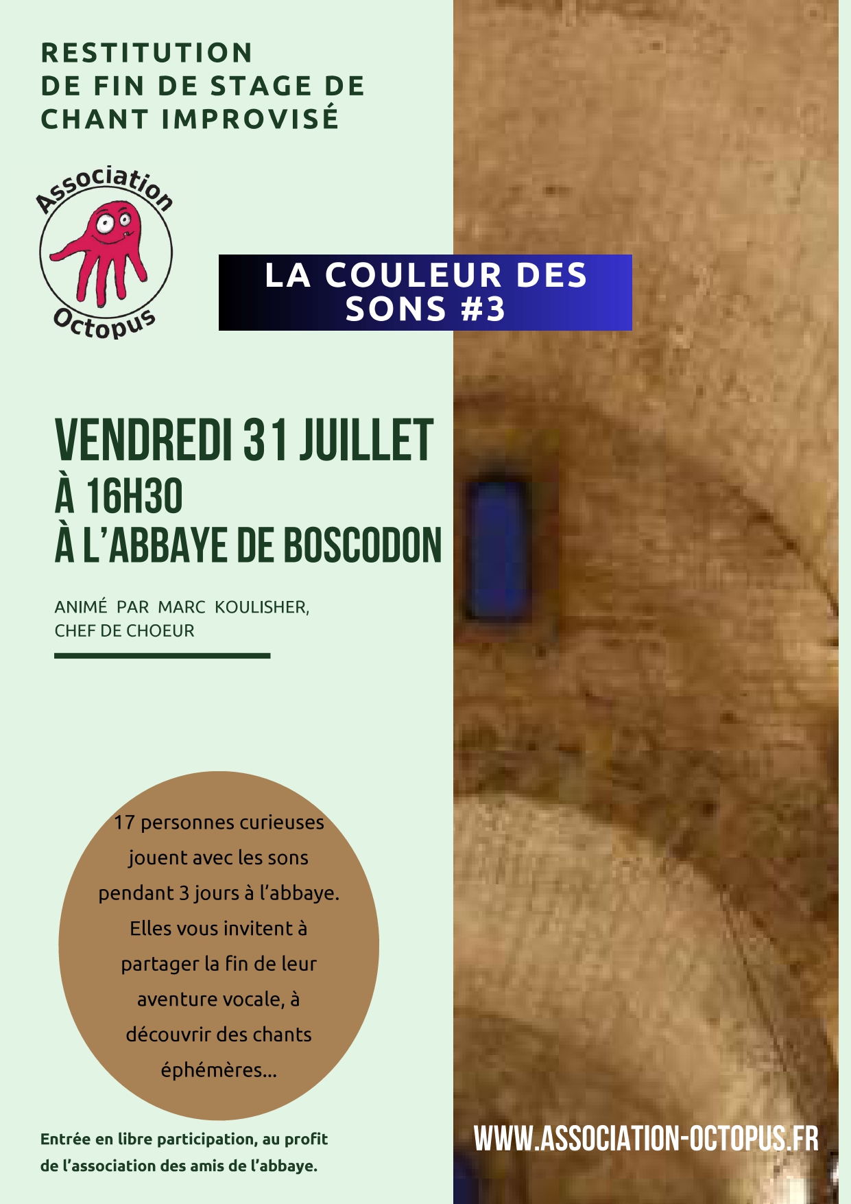 Restitution publique de fin de stage de chant 