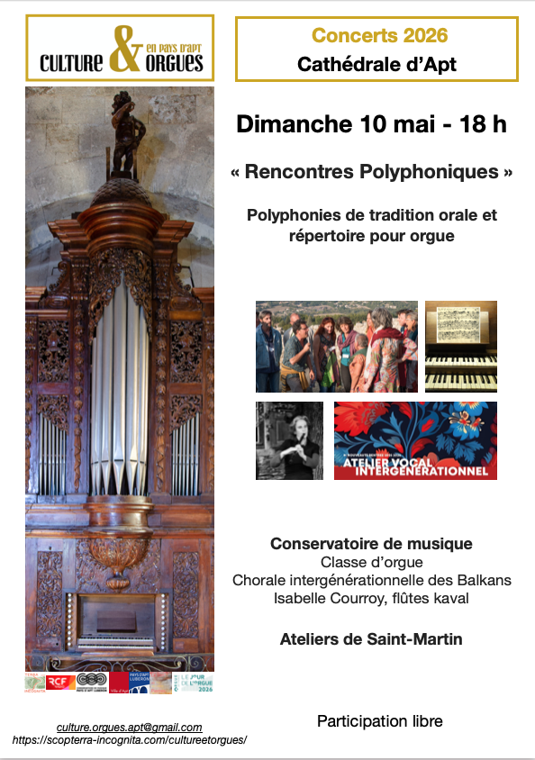 Culture et orgues - Rencontres polyphoniques