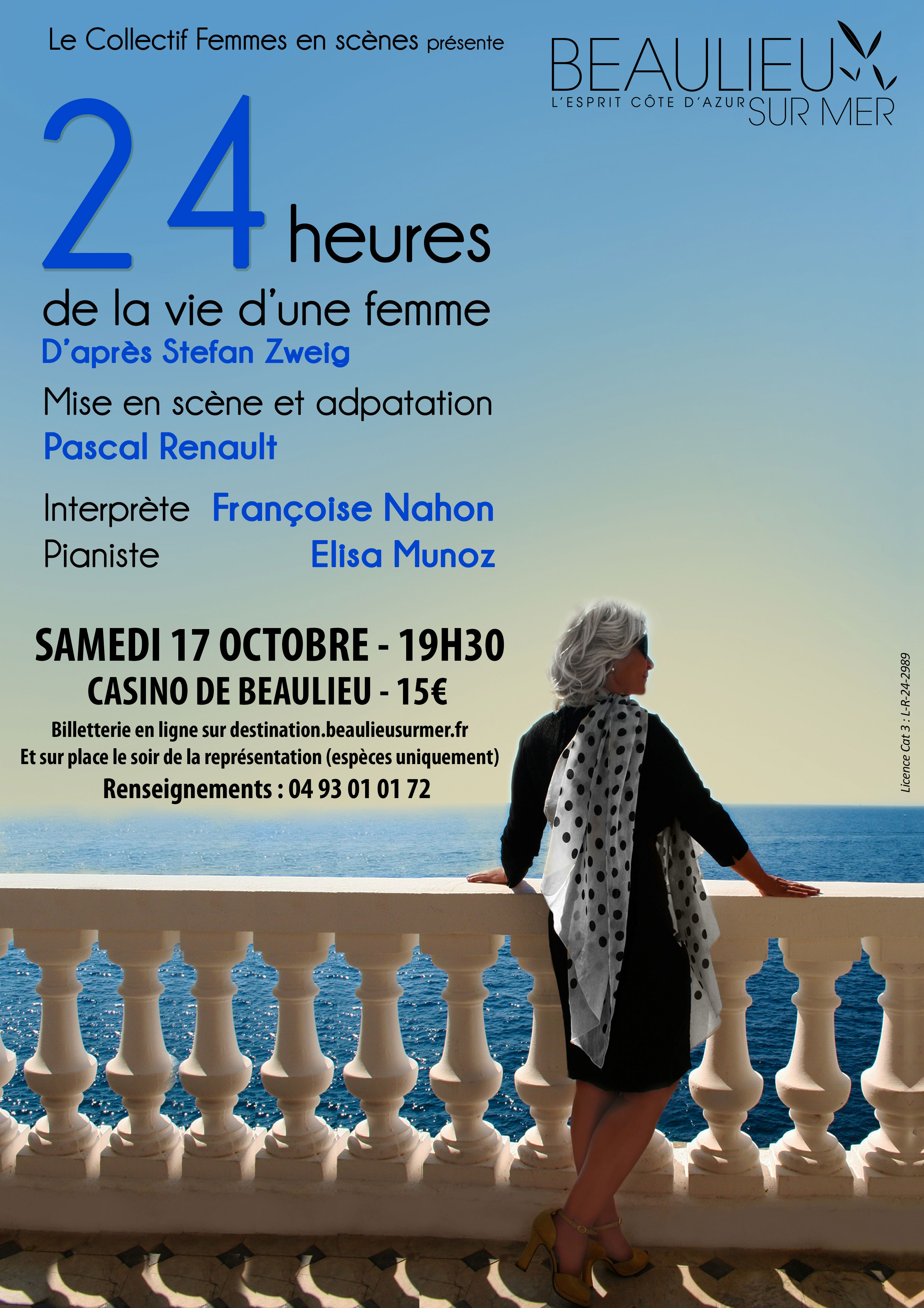Pi�ce de th��tre : 24 heures de la vie d�une femme