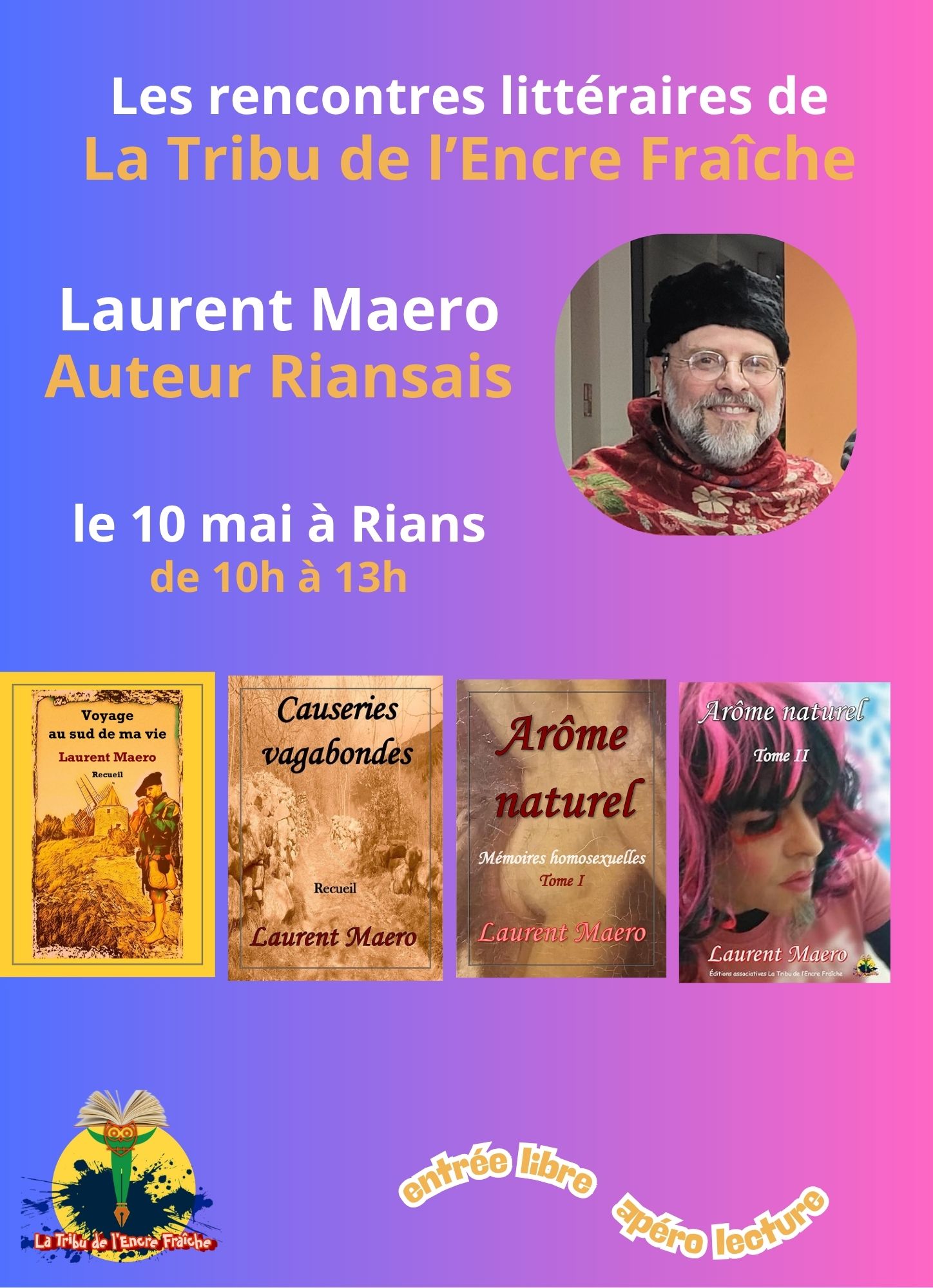 Rencontre litt�raire : Laurent Maero