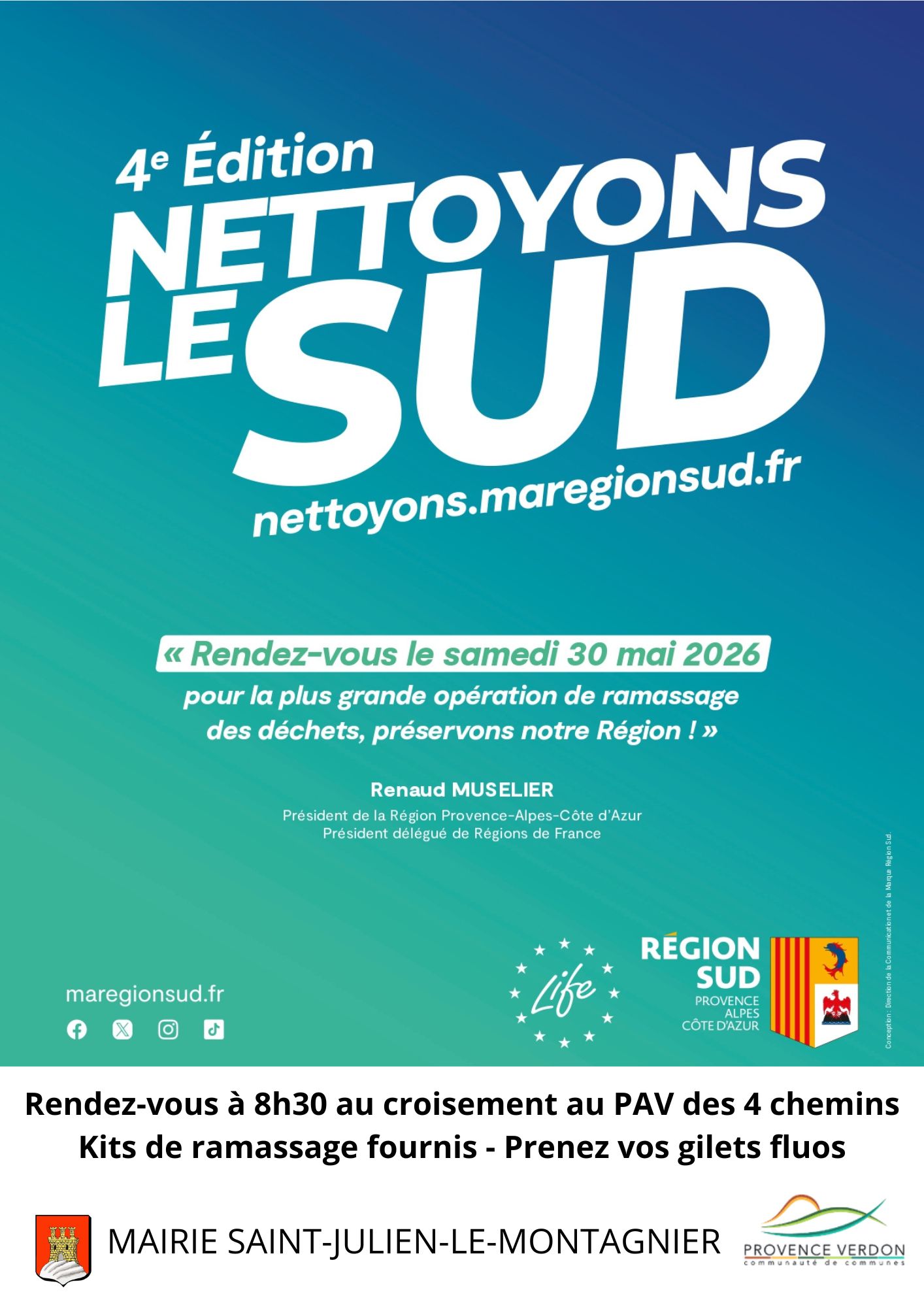 Ramassage des d�chets | Nettoyons le Sud