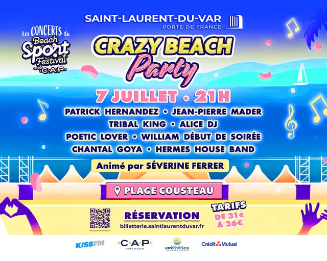 Crazy beach party