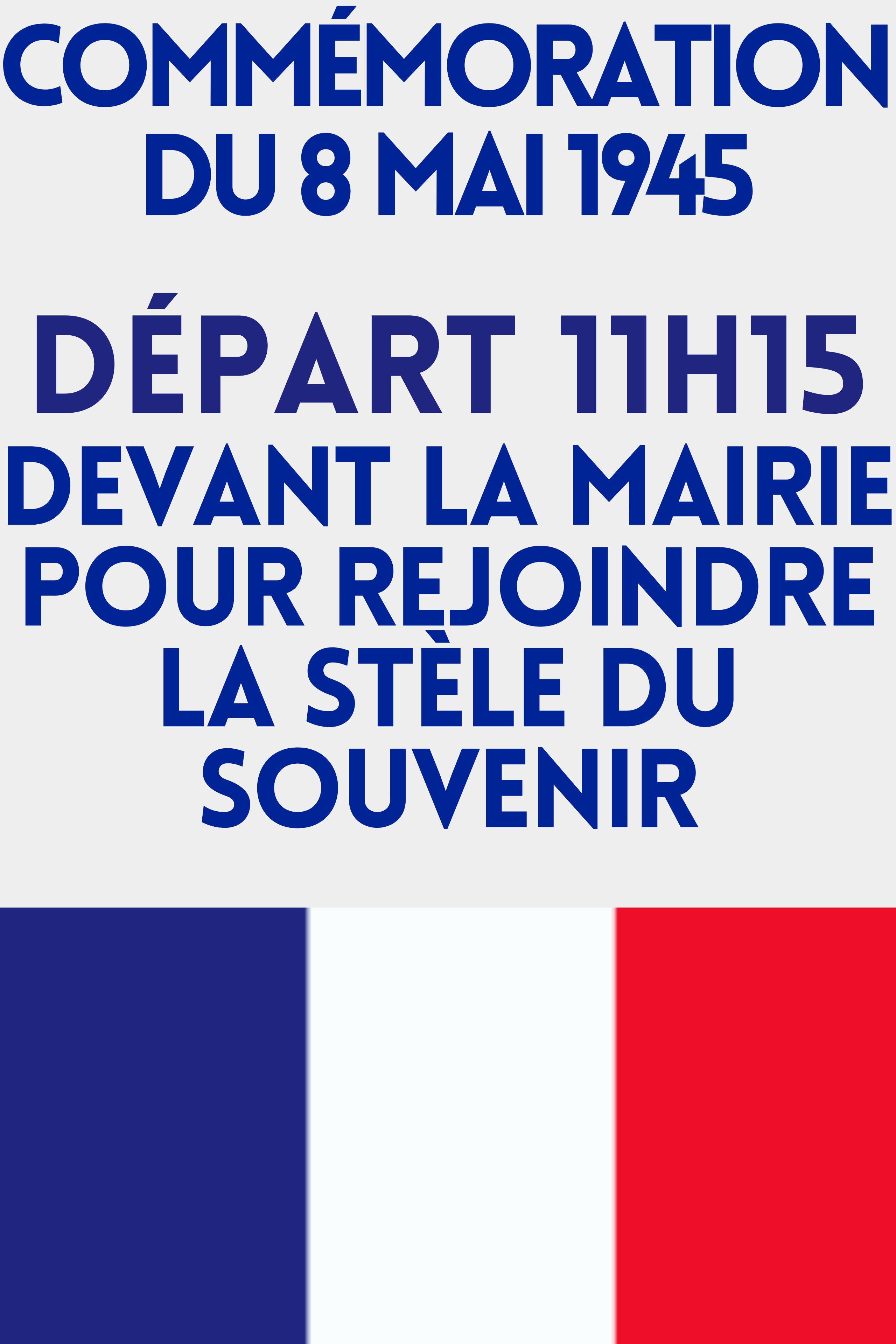 Comm�moration du 8 mai 1945