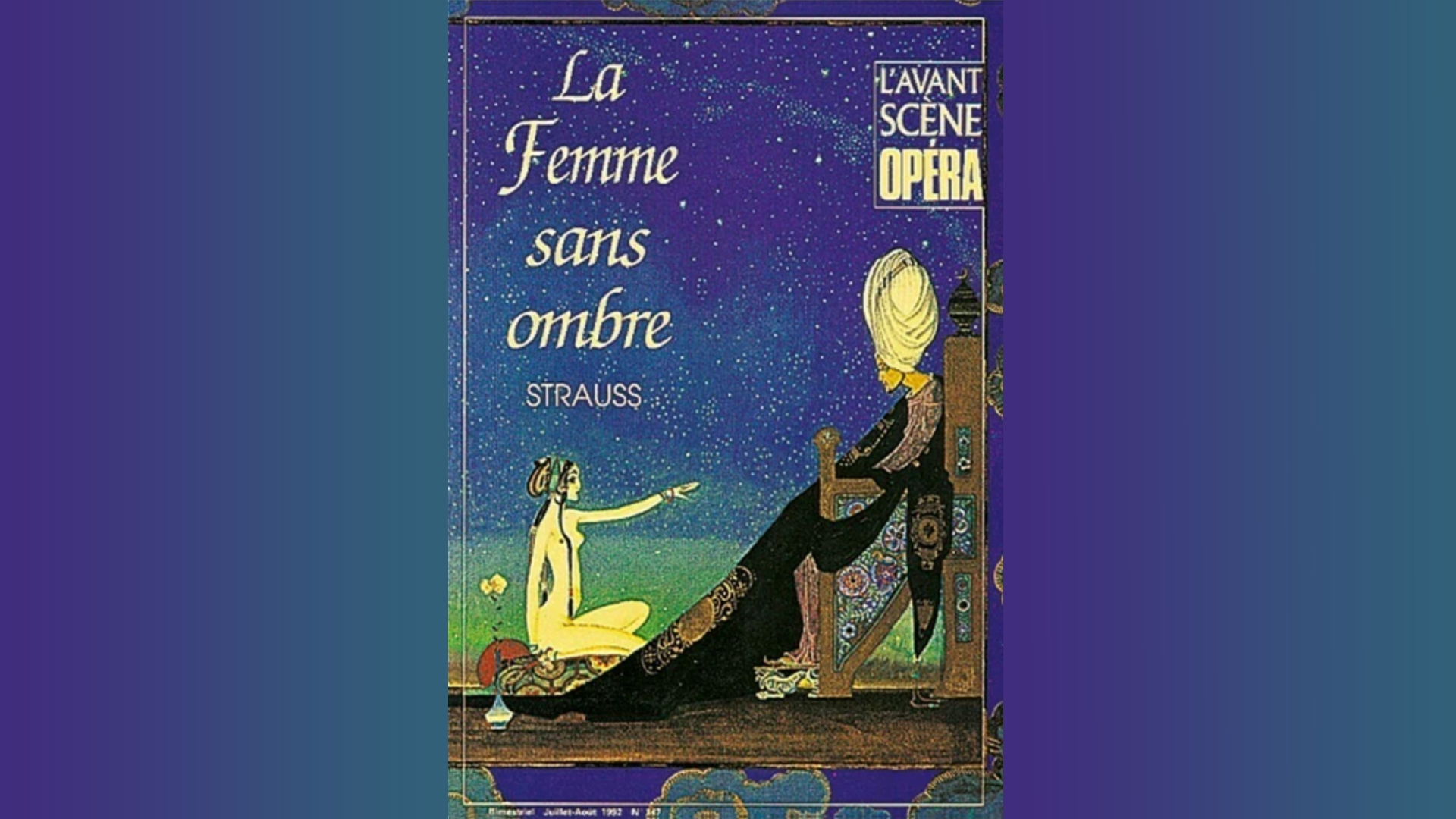 Conf�rence pr�paratoire au Festival d'Aix-en-Provence : La femme sans ombre de Richard Strauss