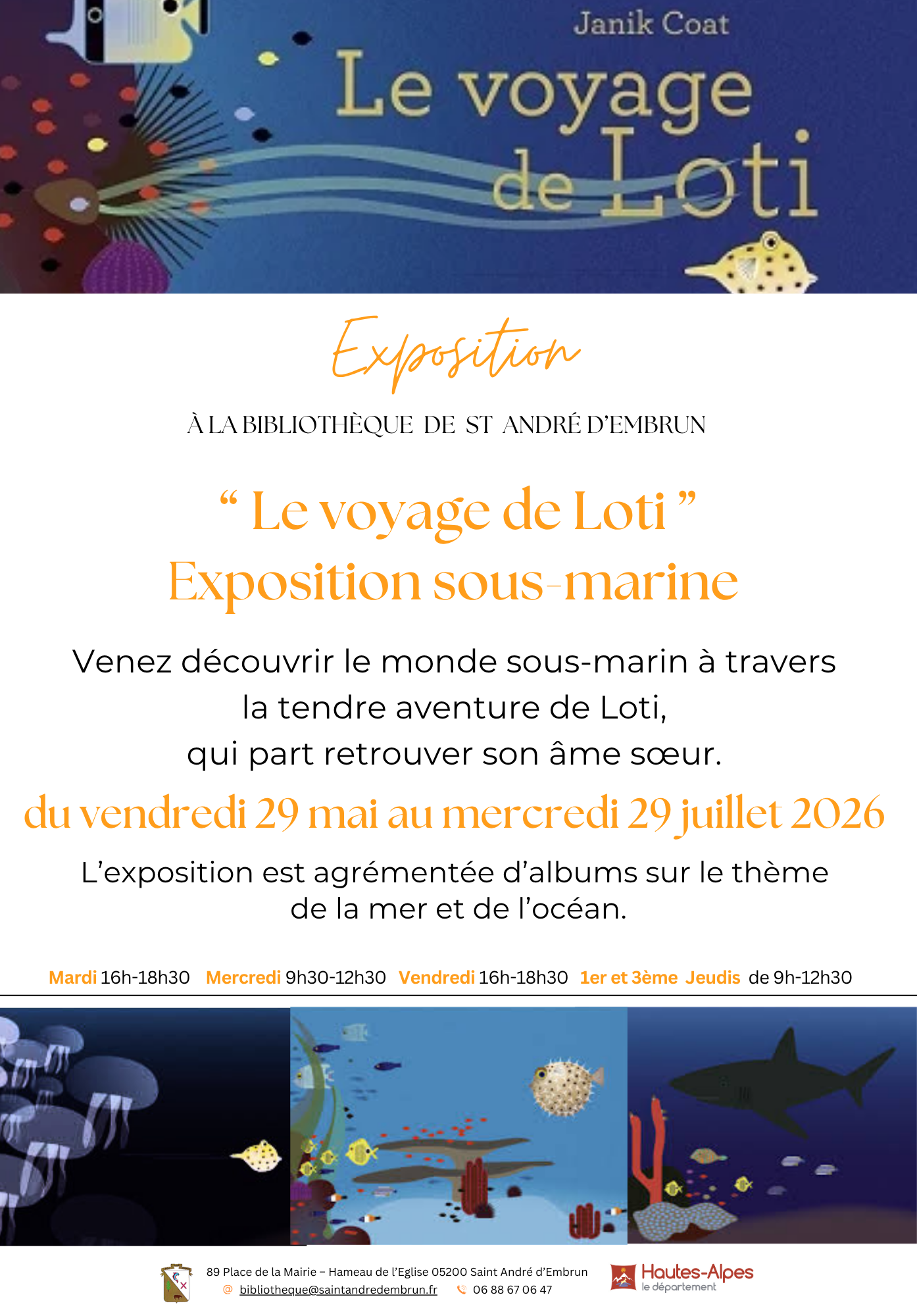 Exposition sous-marine � Le voyage de Loti �