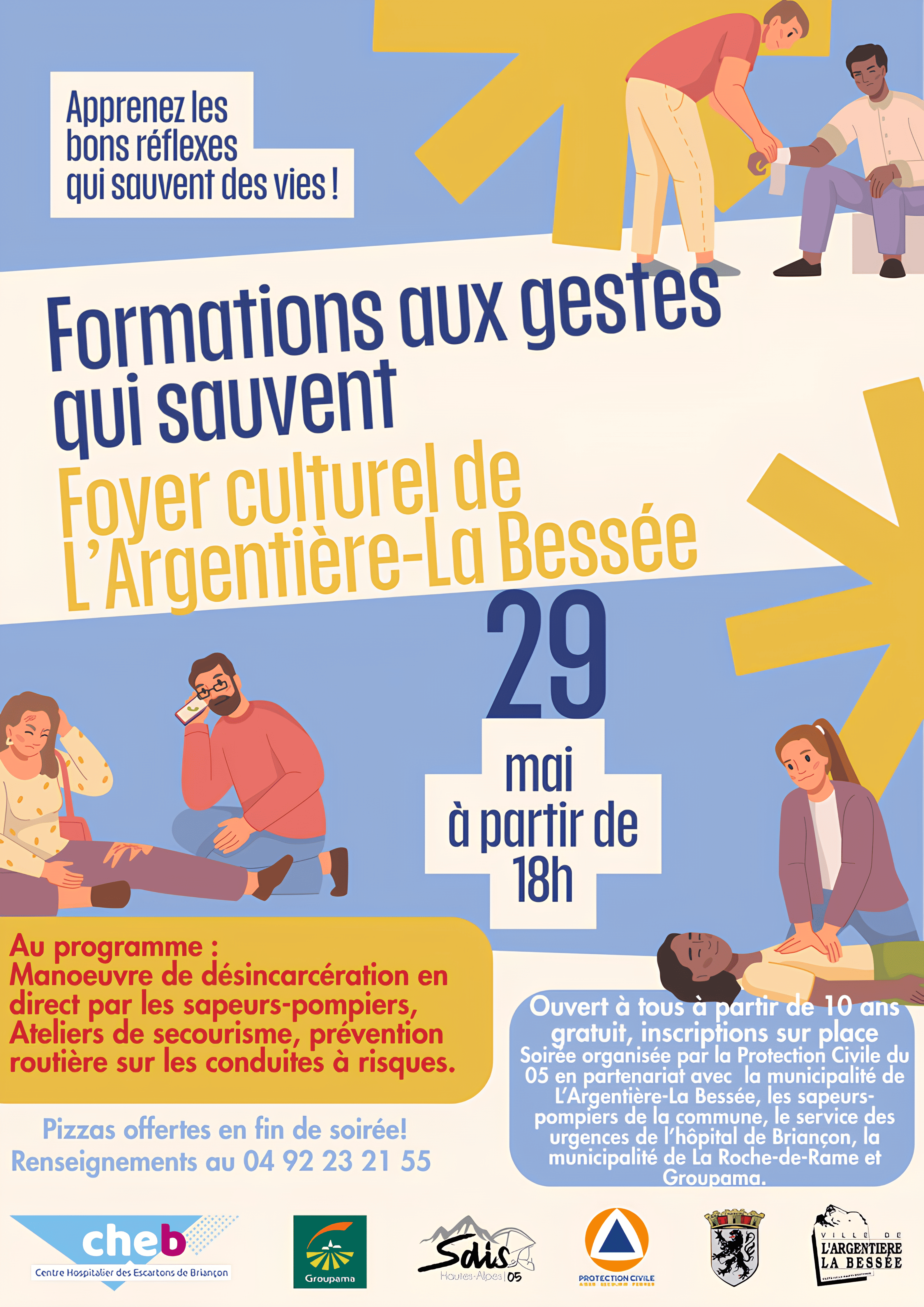 Soir�e Formations aux gestes qui sauvent