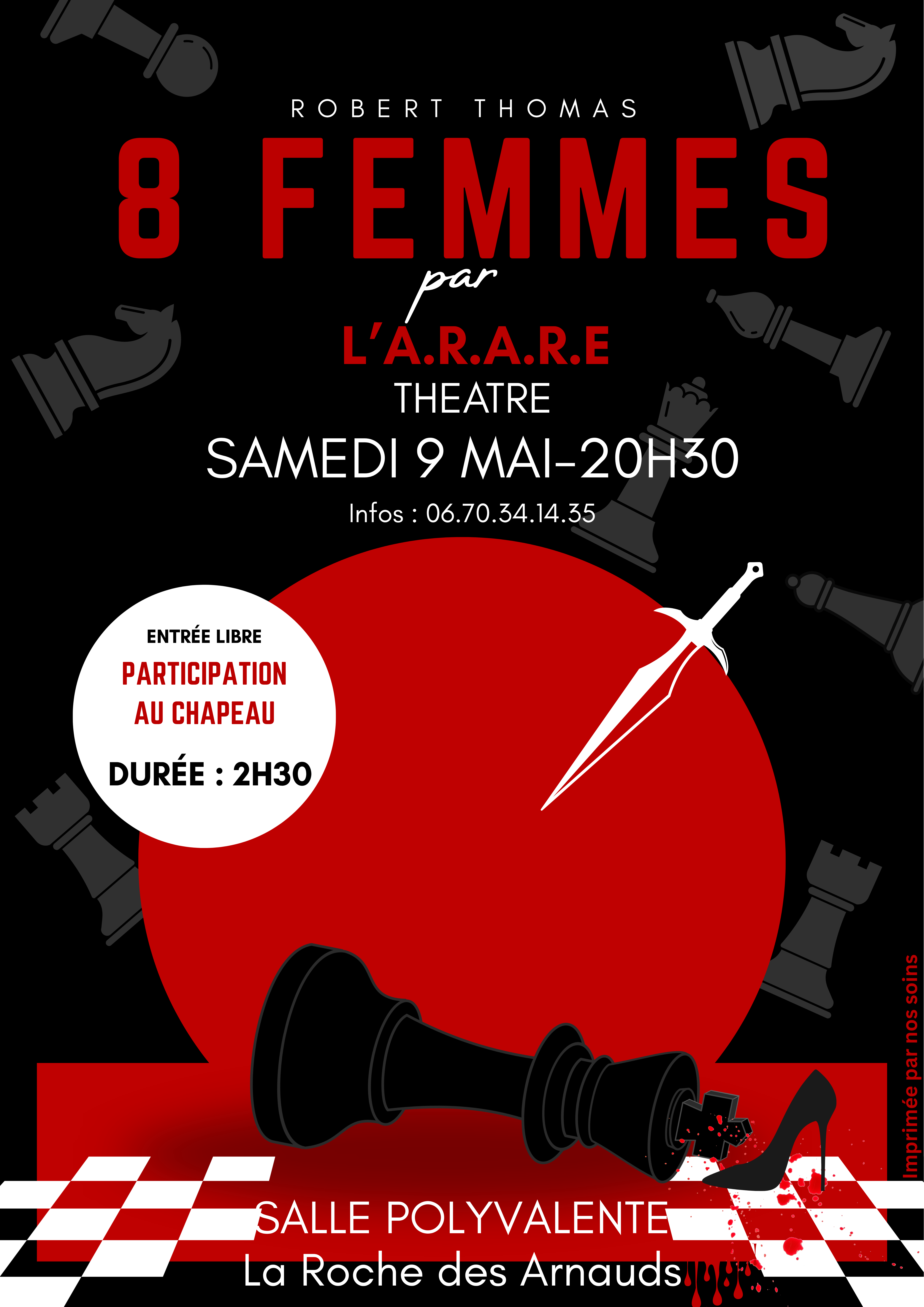 Pi�ce de th��tre 8 femmes