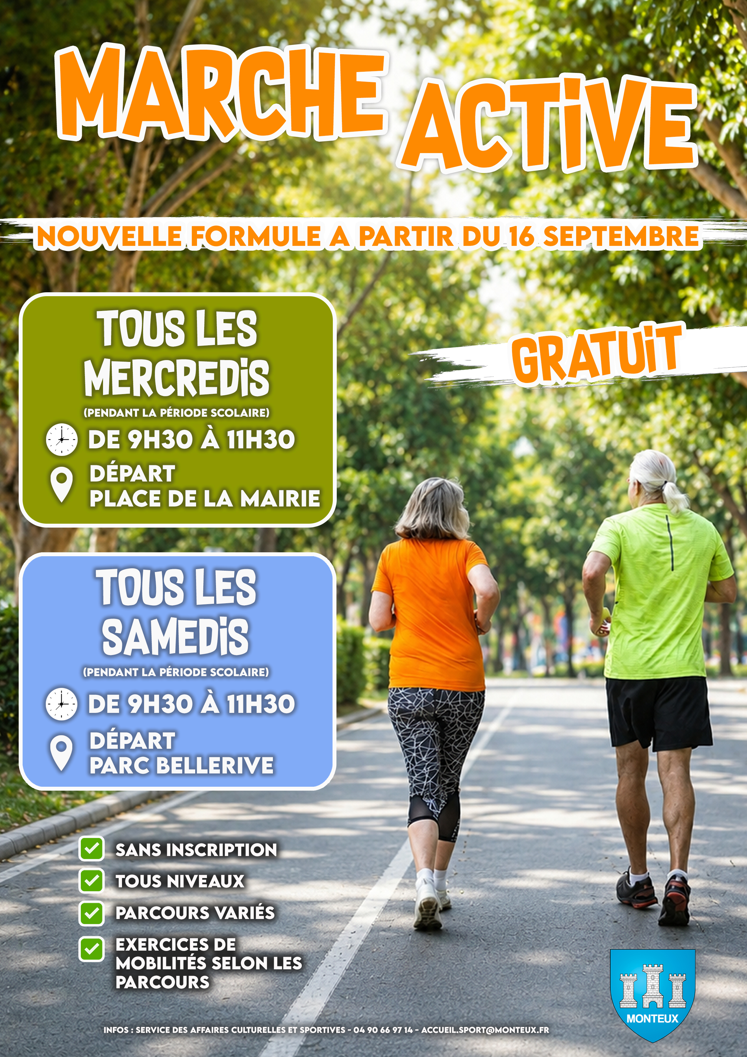 Marche active � Monteux