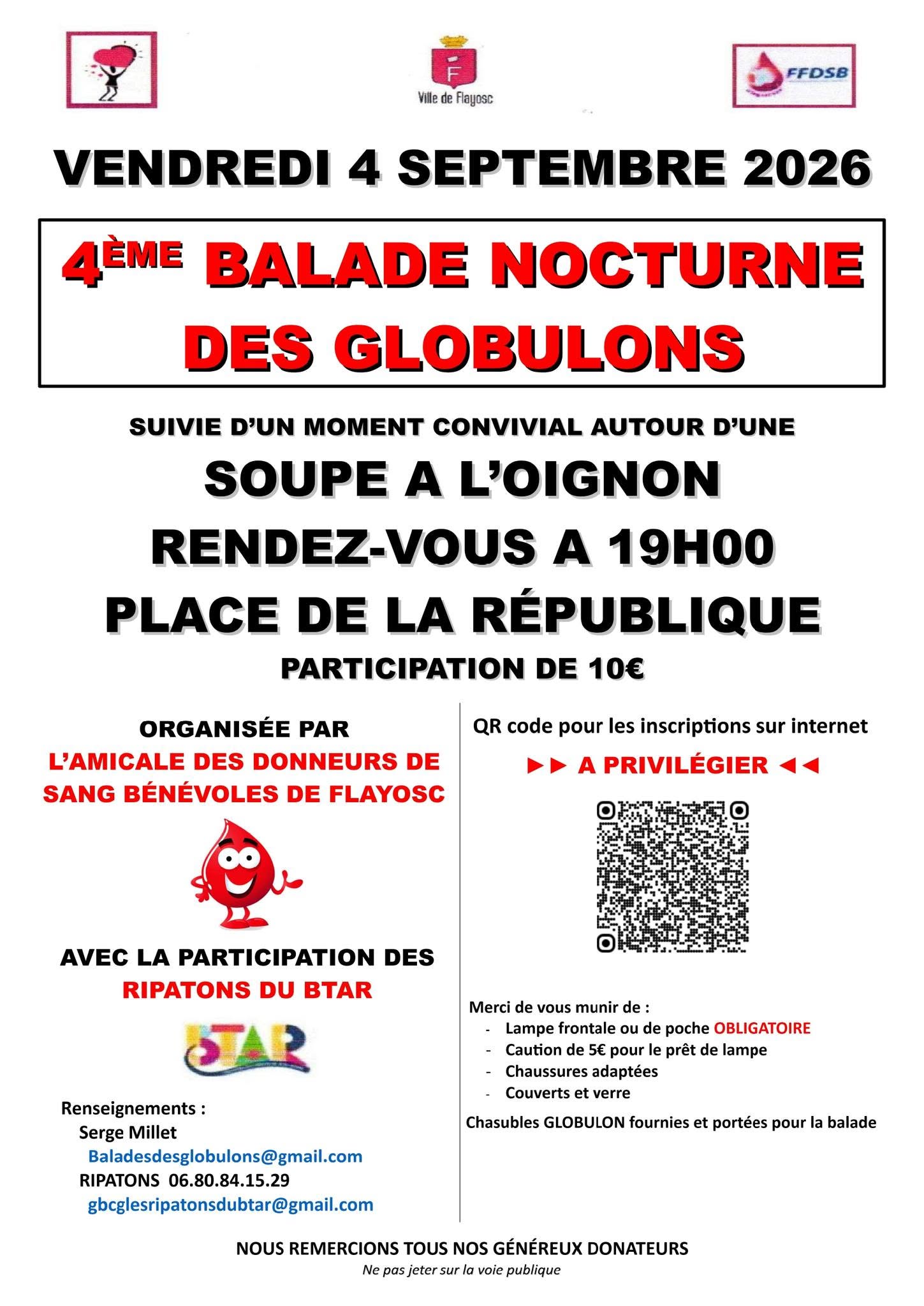 Marche des globulons