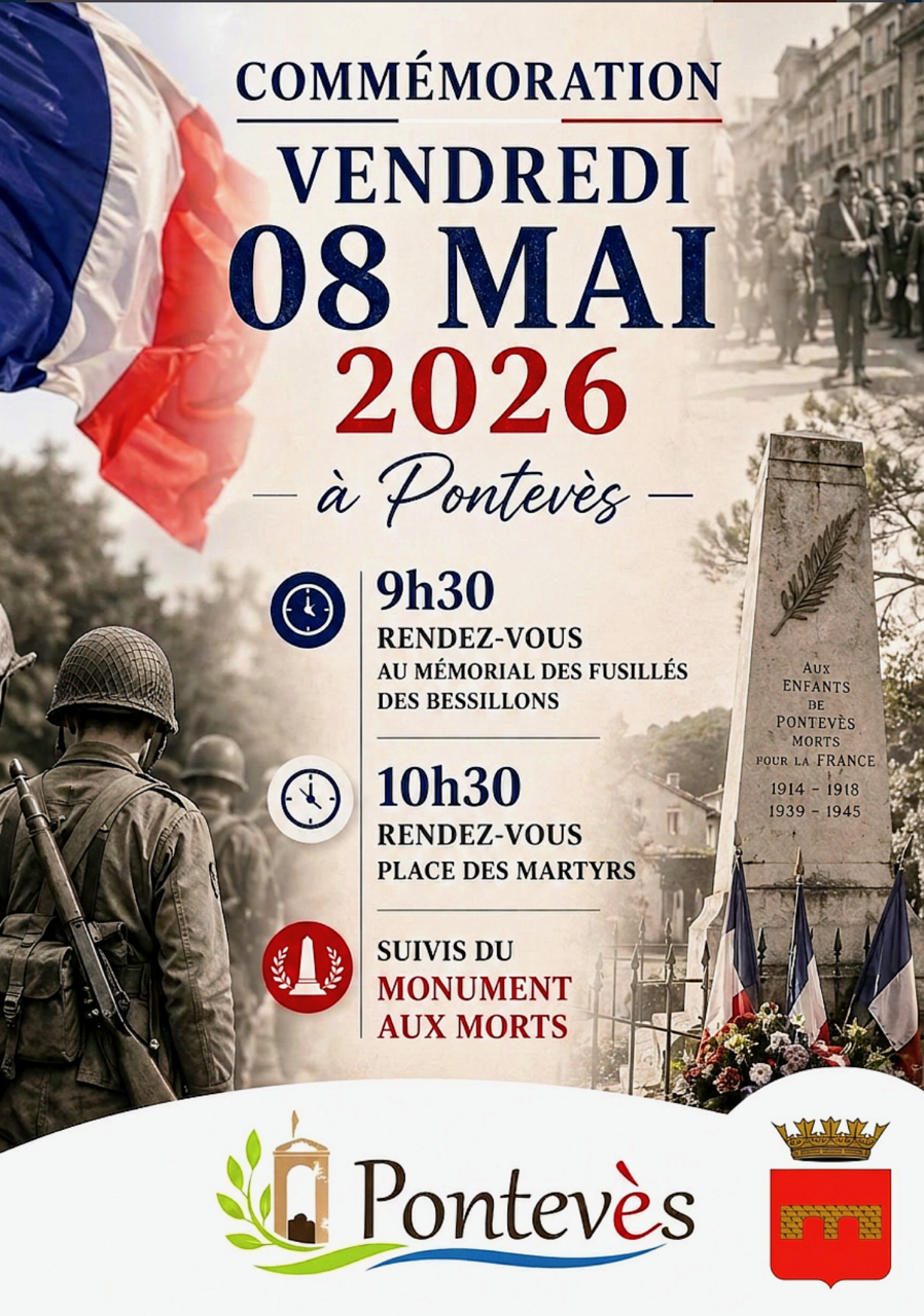 Comm�moration : C�r�monie du 8 mai 1945