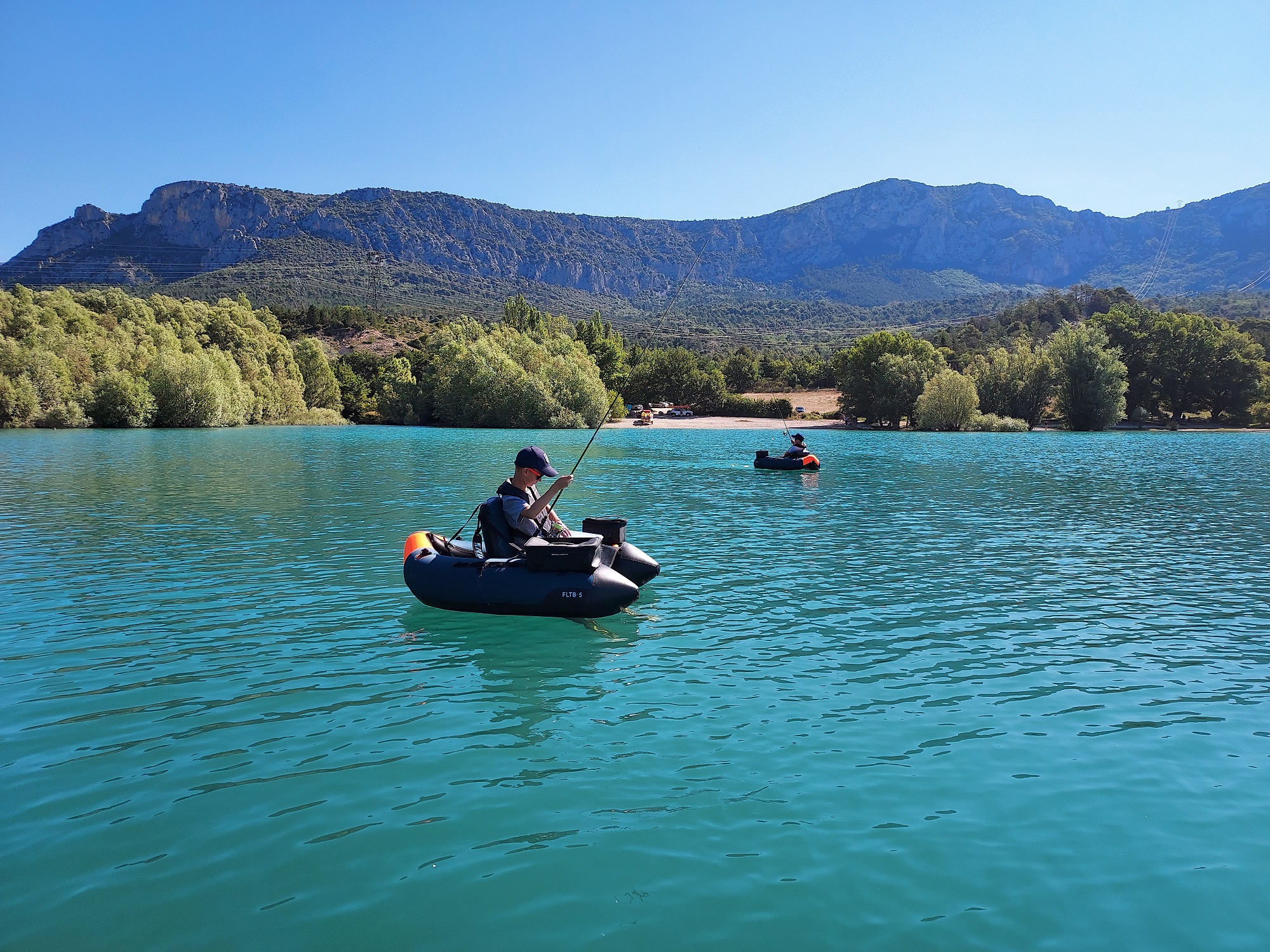 Stage de p�che au lac de Sainte-Croix